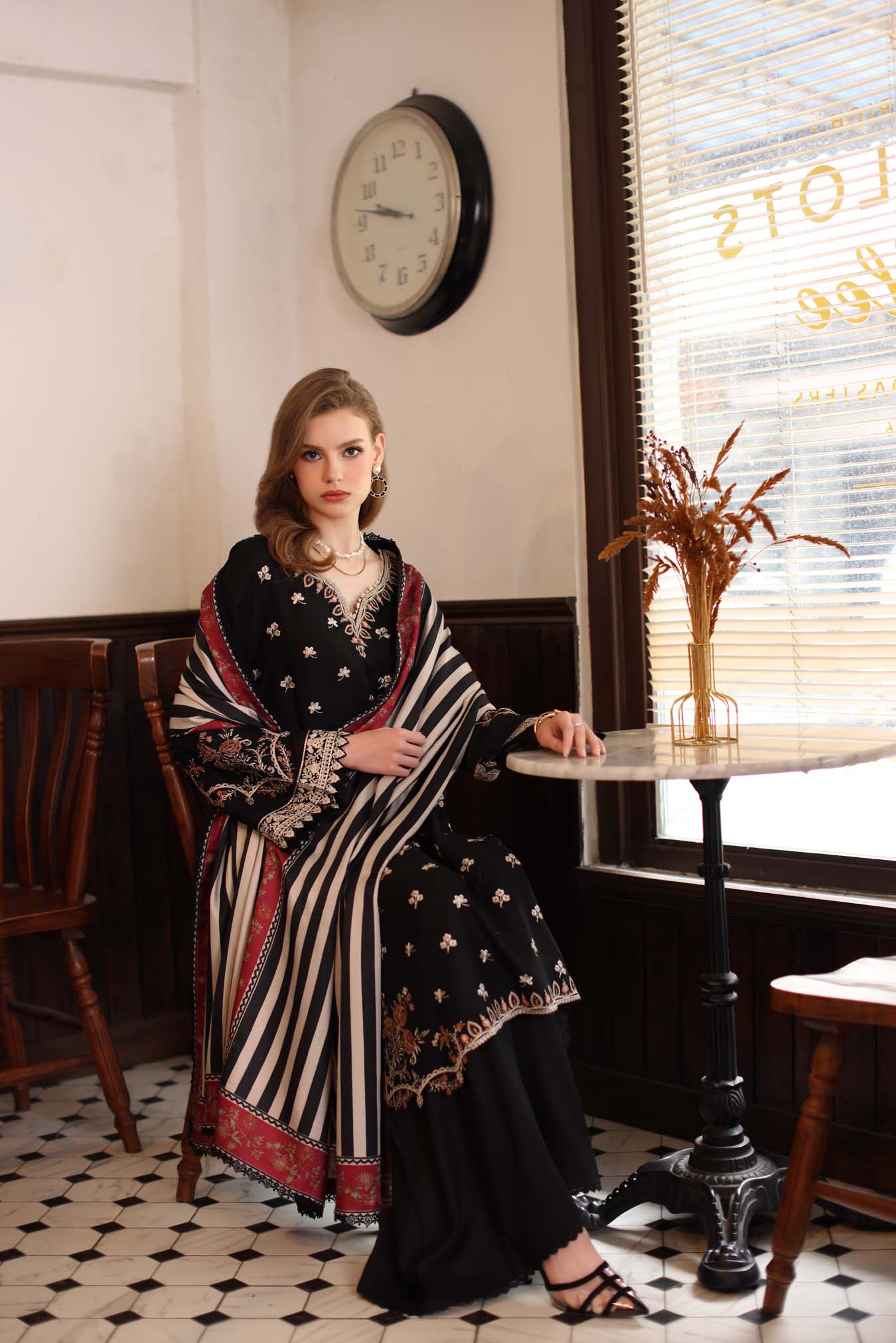 Saadia Asad | Winter Printkhaas 25 | D1 - A - Official Saadia Asad stockist in UK - Sakeena London