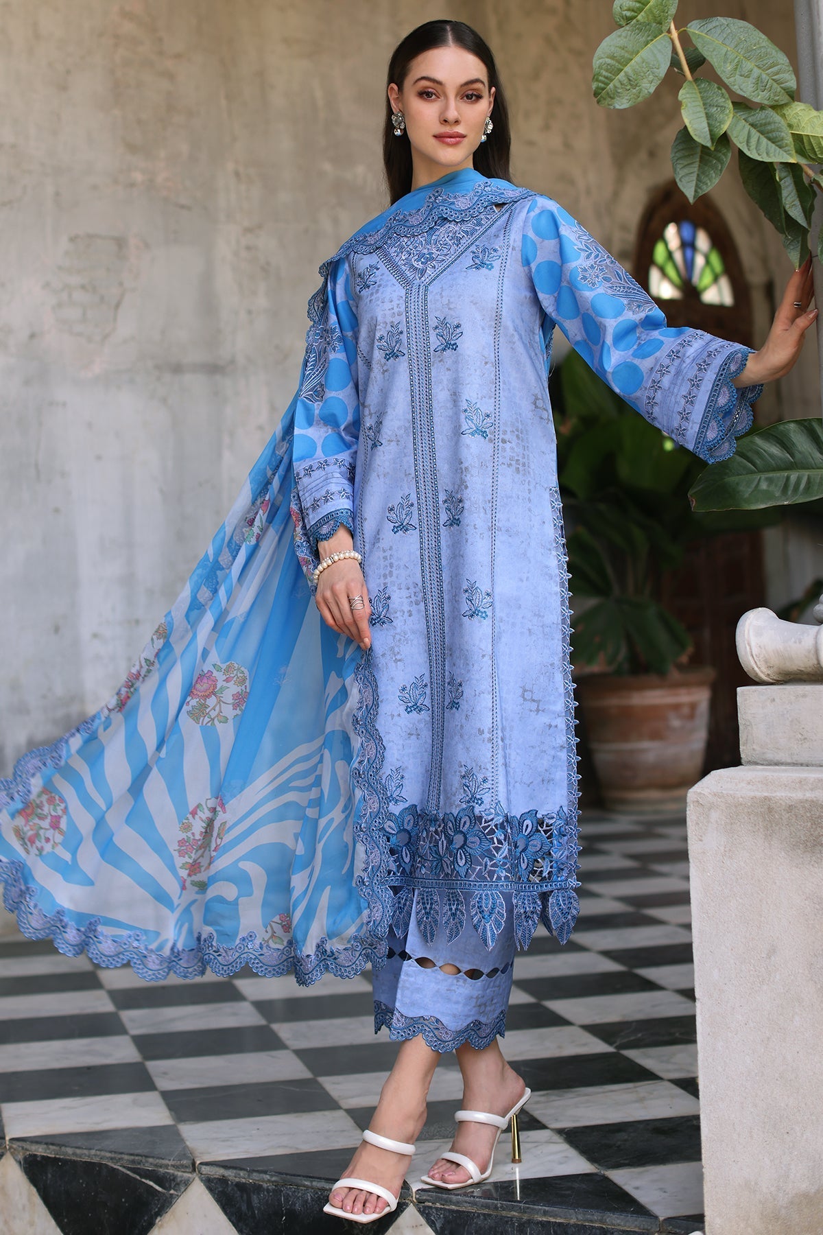 Charizma | Miraas Lawn | CMR5-03 - Official Charizma stockist in UK - Sakeena London