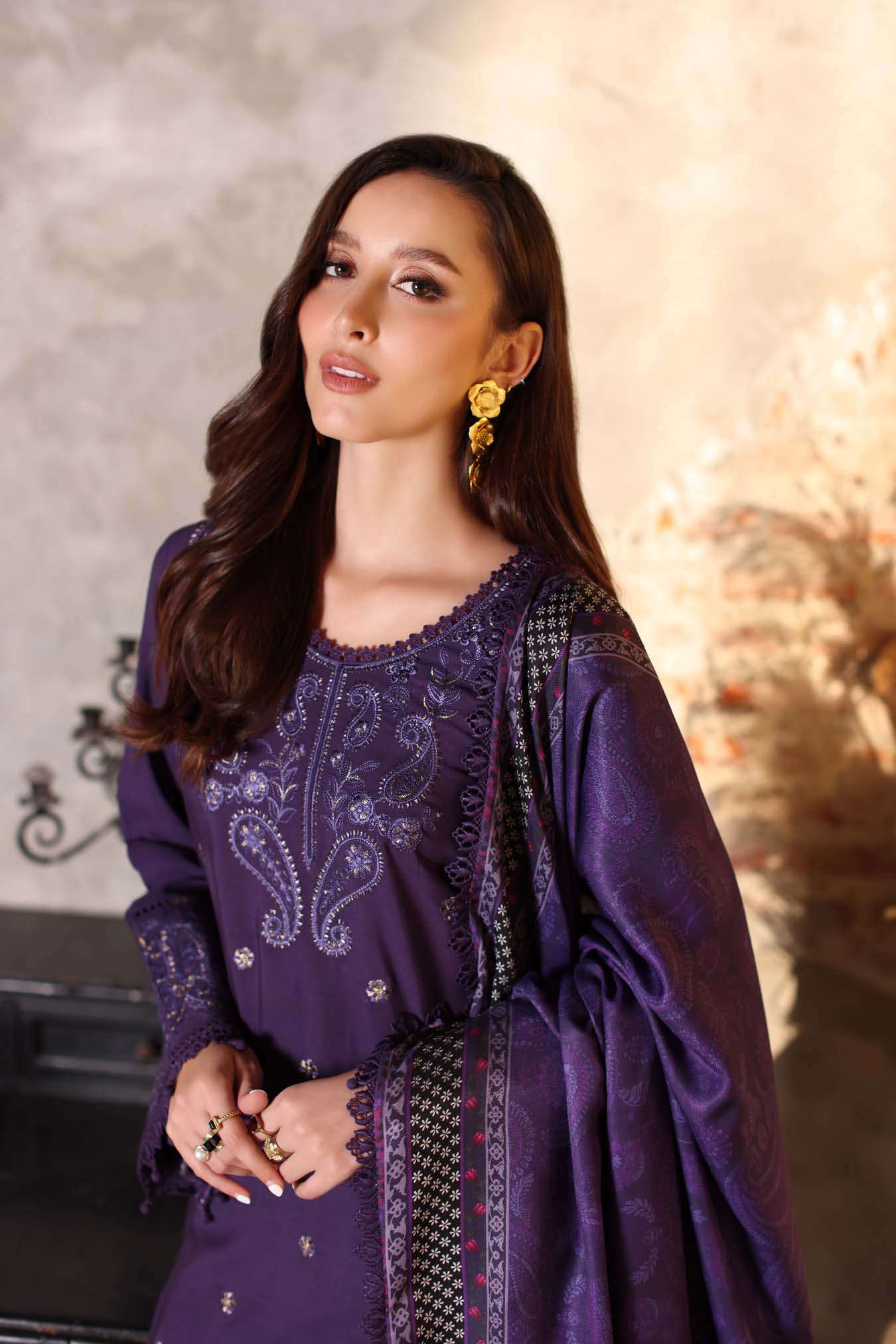 Saadia Asad | Winter Printkhaas 25 |D2 - A - Official Saadia Asad stockist in UK - Sakeena London