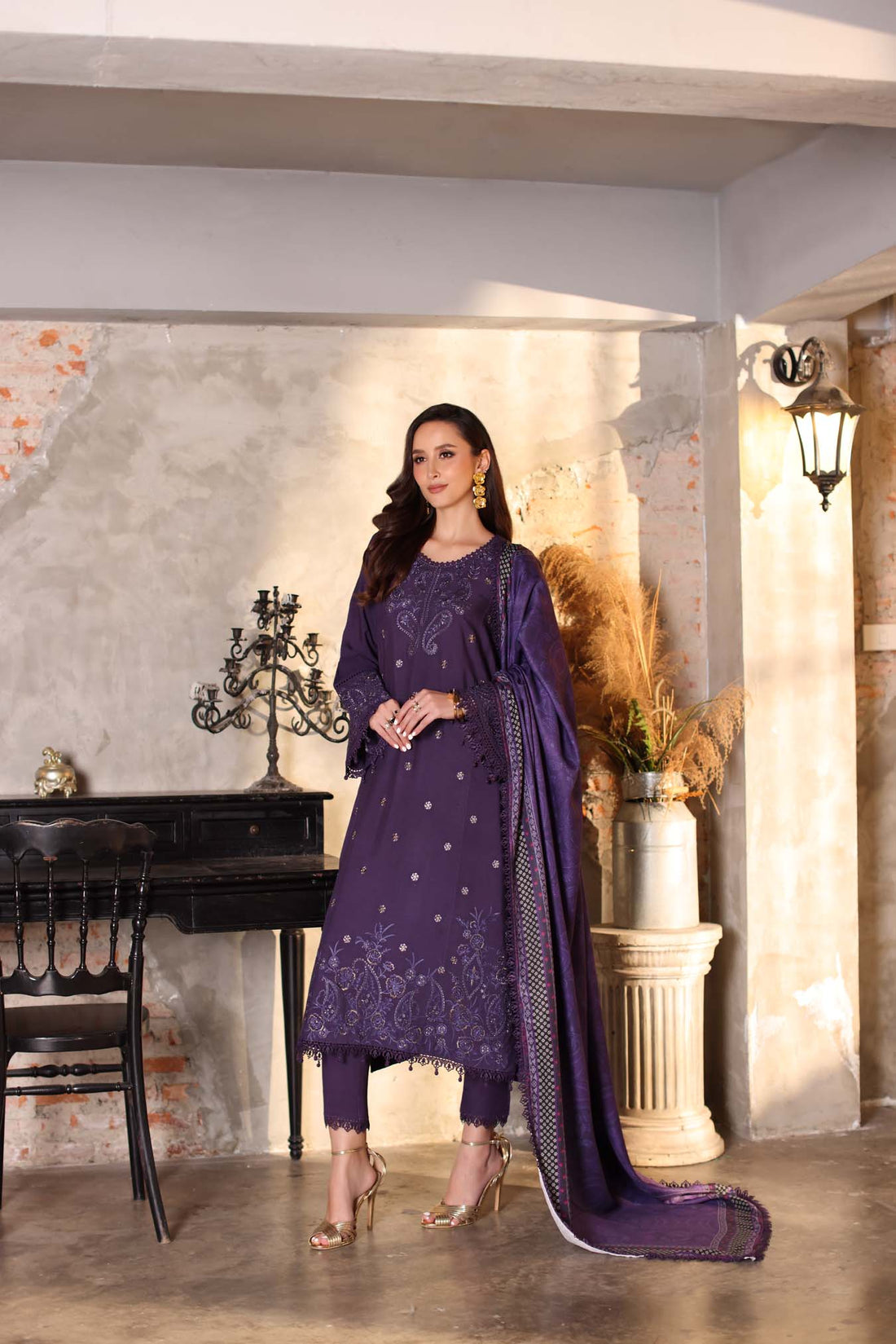 Saadia Asad | Winter Printkhaas 25 |D2 - A - Official Saadia Asad stockist in UK - Sakeena London
