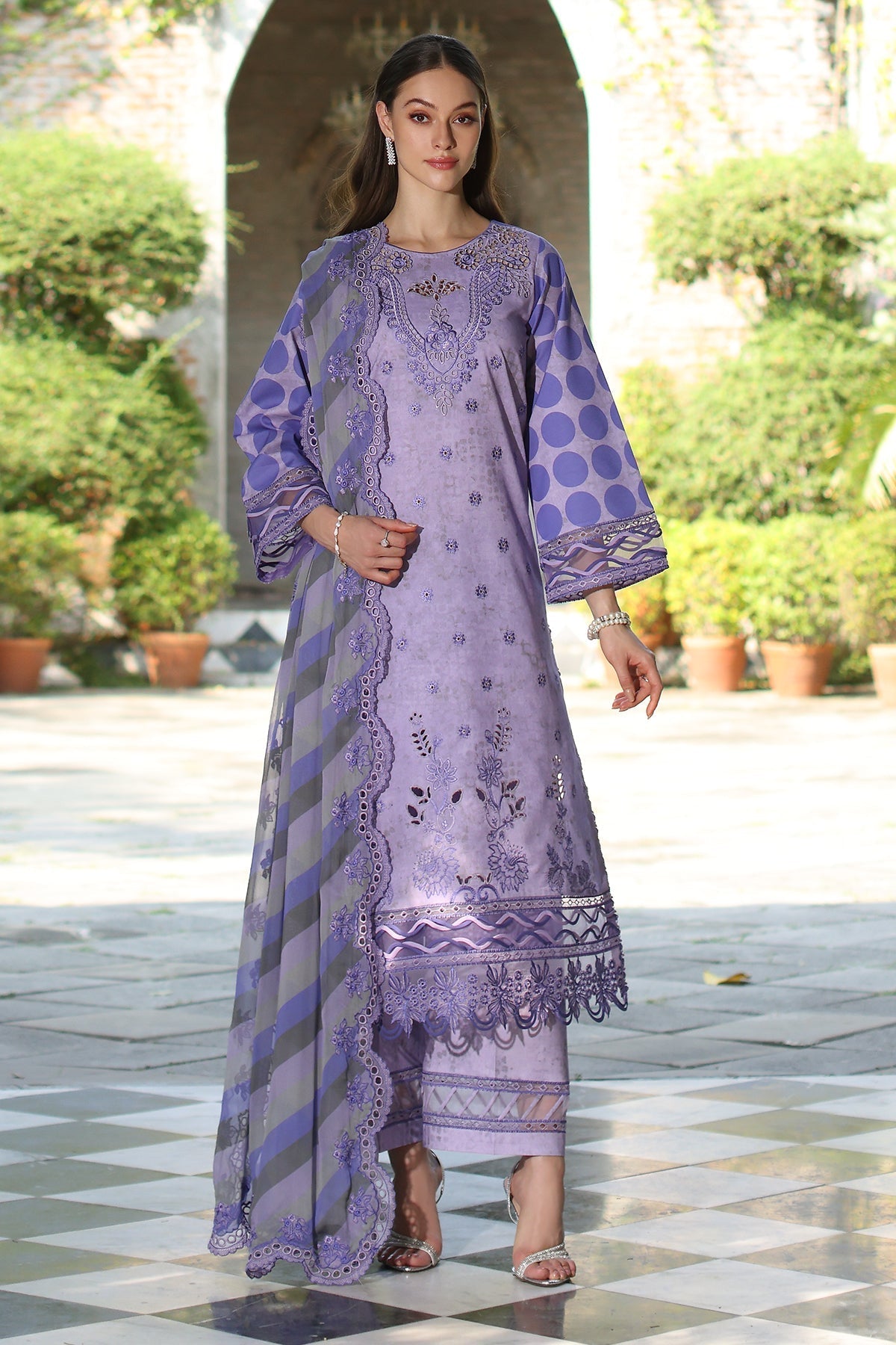 Charizma | Miraas Lawn | CMR5-06 - Official Charizma stockist in UK - Sakeena London