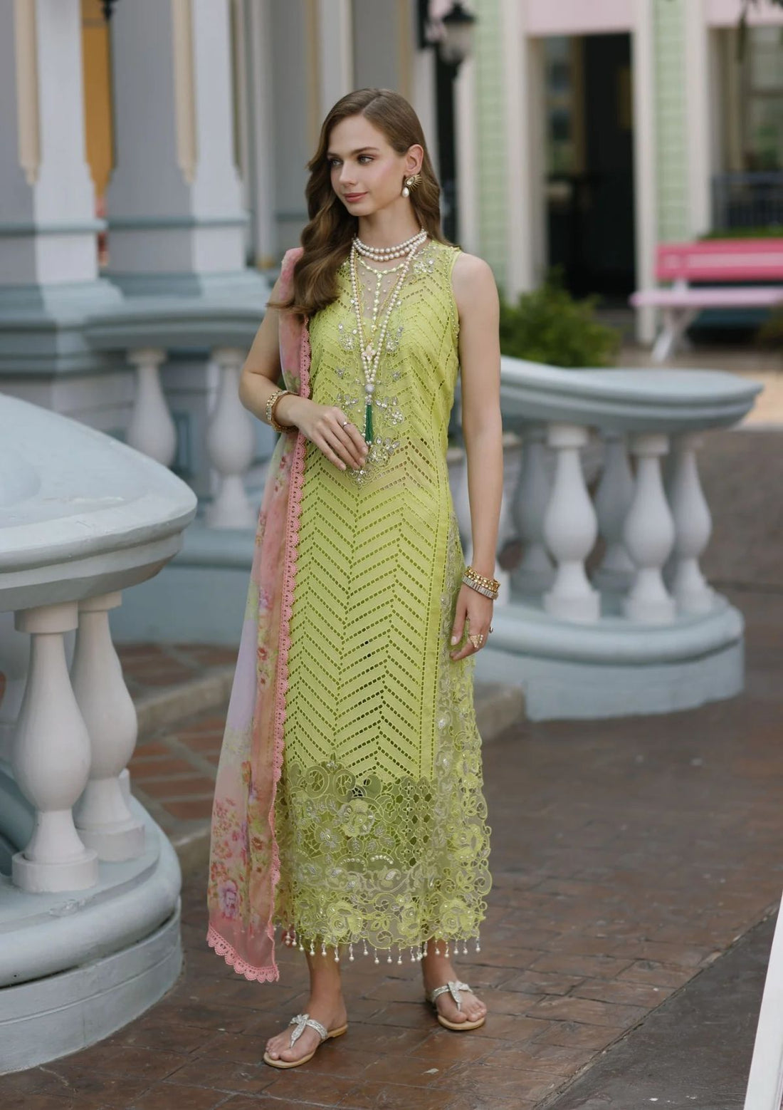 Lawn Collection - Saadia Asad - Eid Handwork - Laserkari - D#9