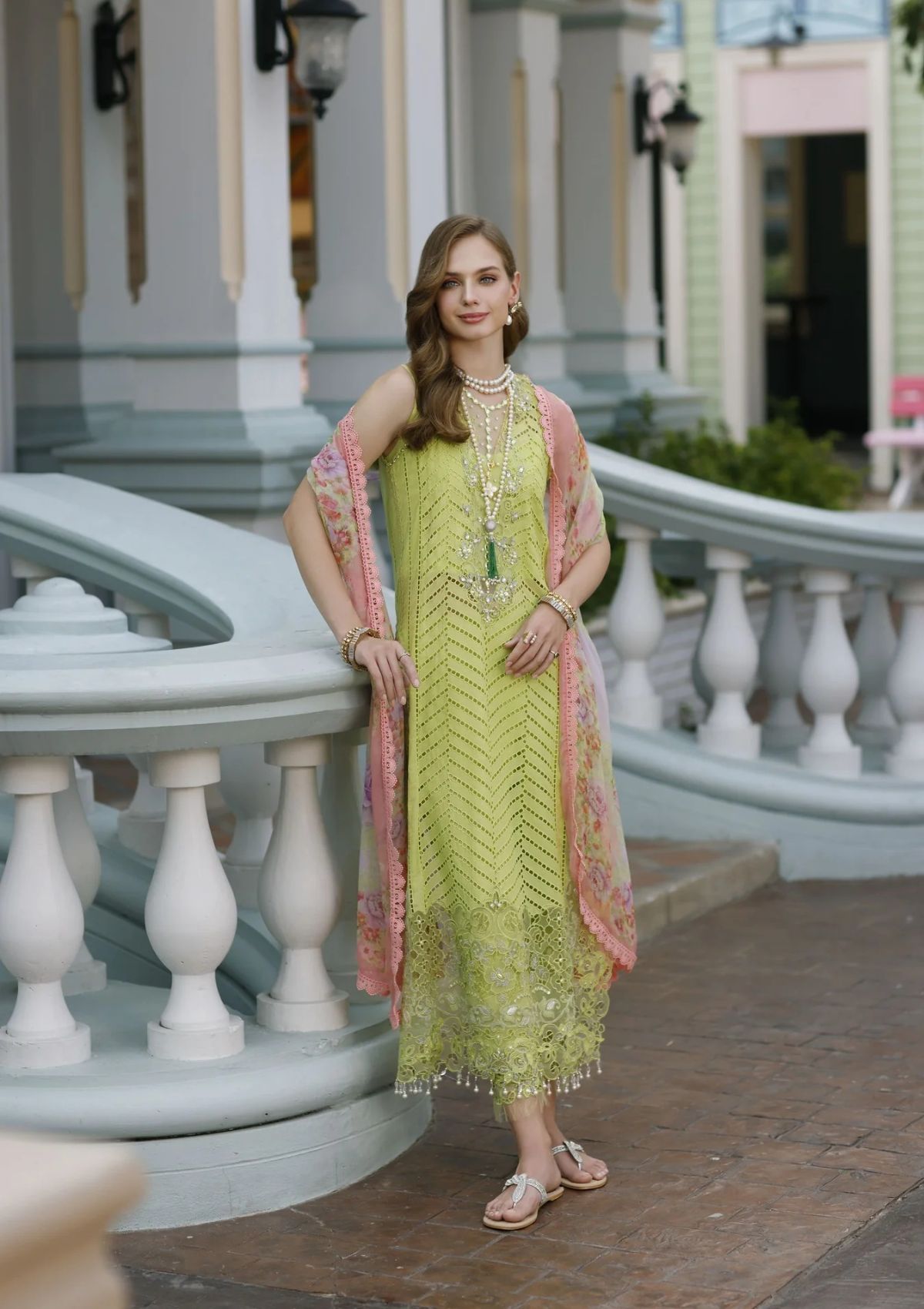 Lawn Collection - Saadia Asad - Eid Handwork - Laserkari - D#9