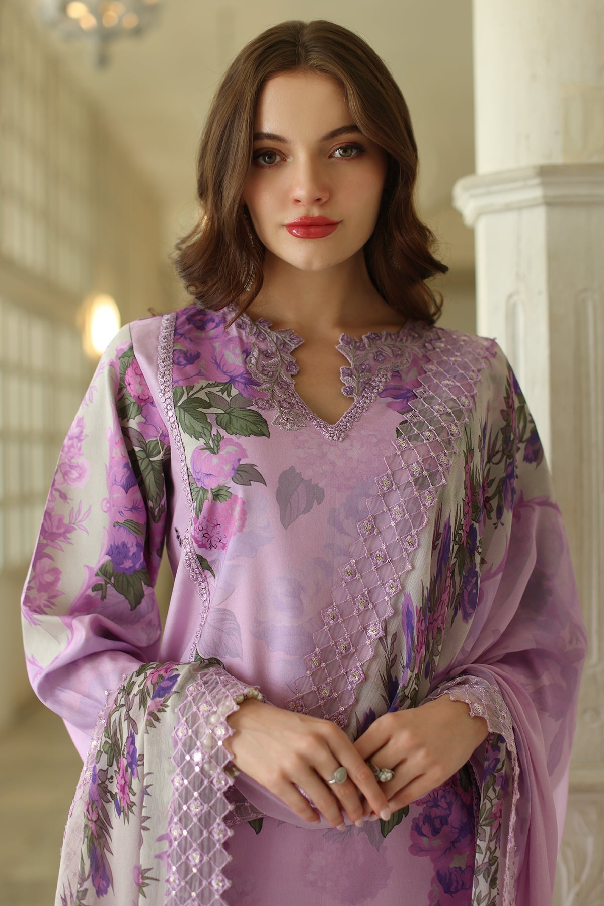 Charizma | Aniq Lawn Collection | AN5-03 - Official Charizma stockist in UK - Sakeena London