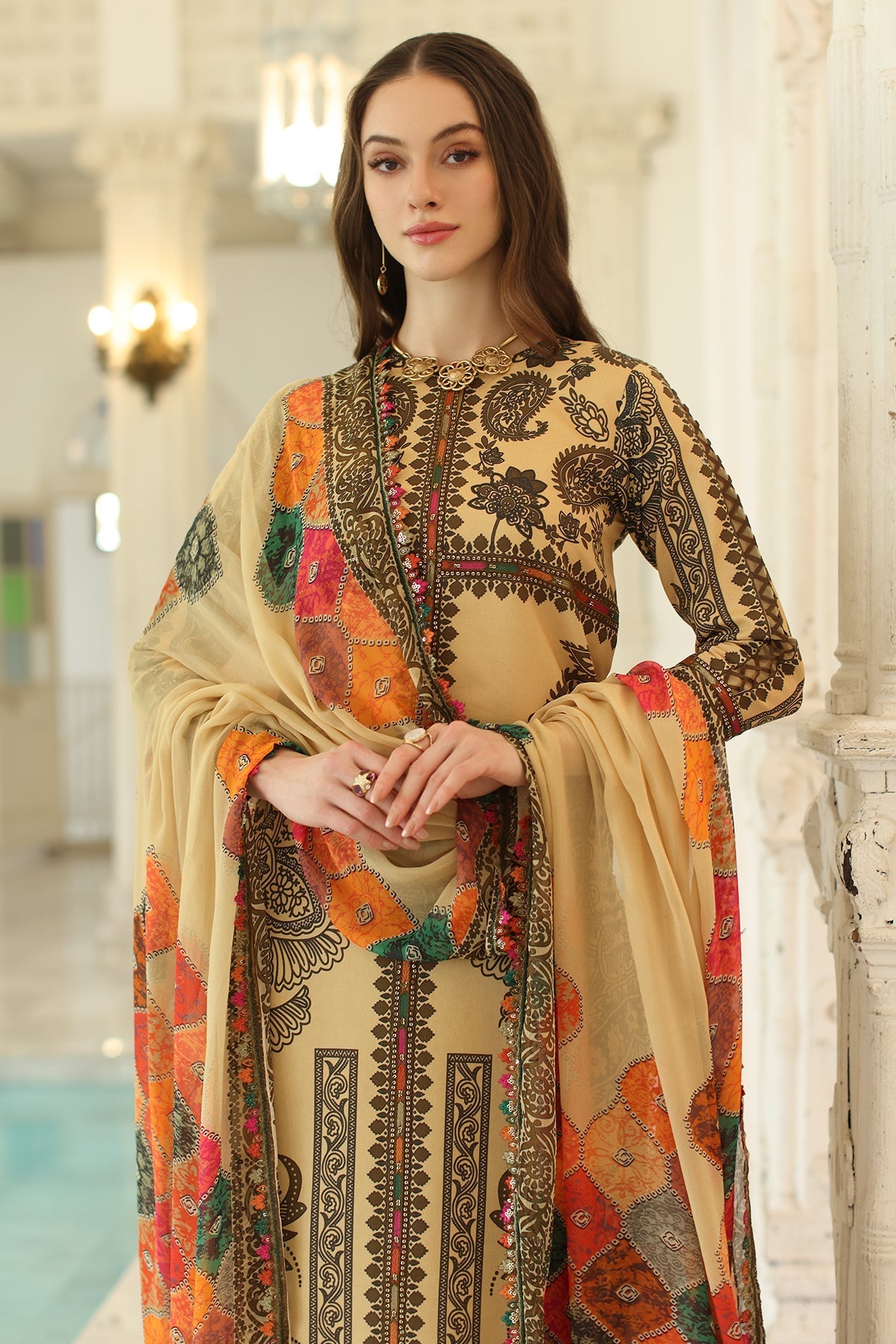 Charizma | Aniq Lawn Collection | AN5-04 - Official Charizma stockist in UK - Sakeena London