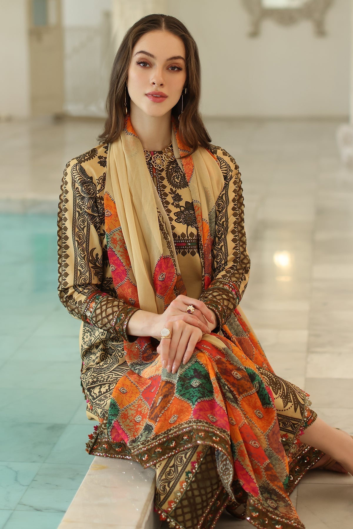 Charizma | Aniq Lawn Collection | AN5-04 - Official Charizma stockist in UK - Sakeena London
