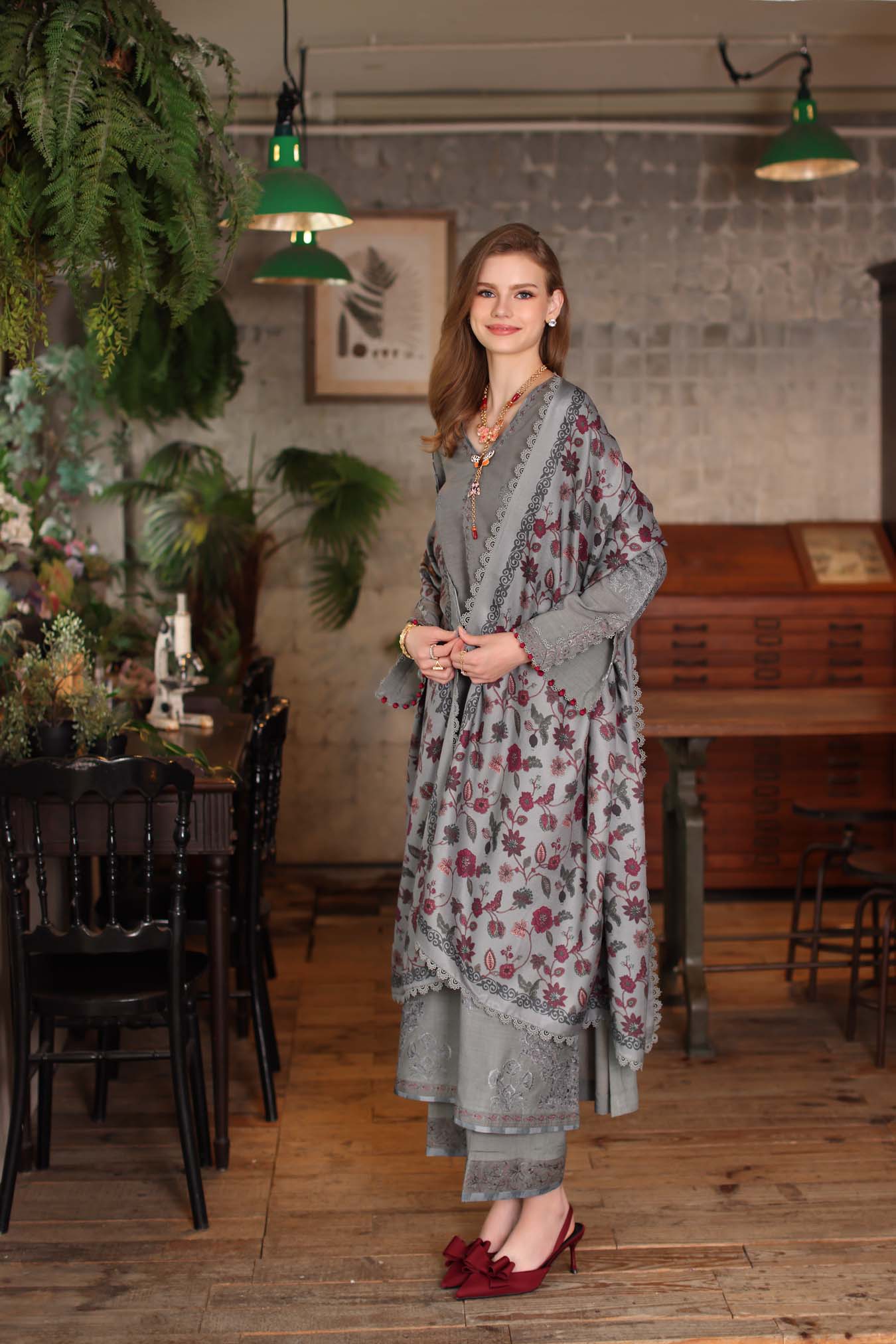 Saadia Asad | Winter Printkhaas 25 | D4 - B - Official Saadia Asad stockist in UK - Sakeena London