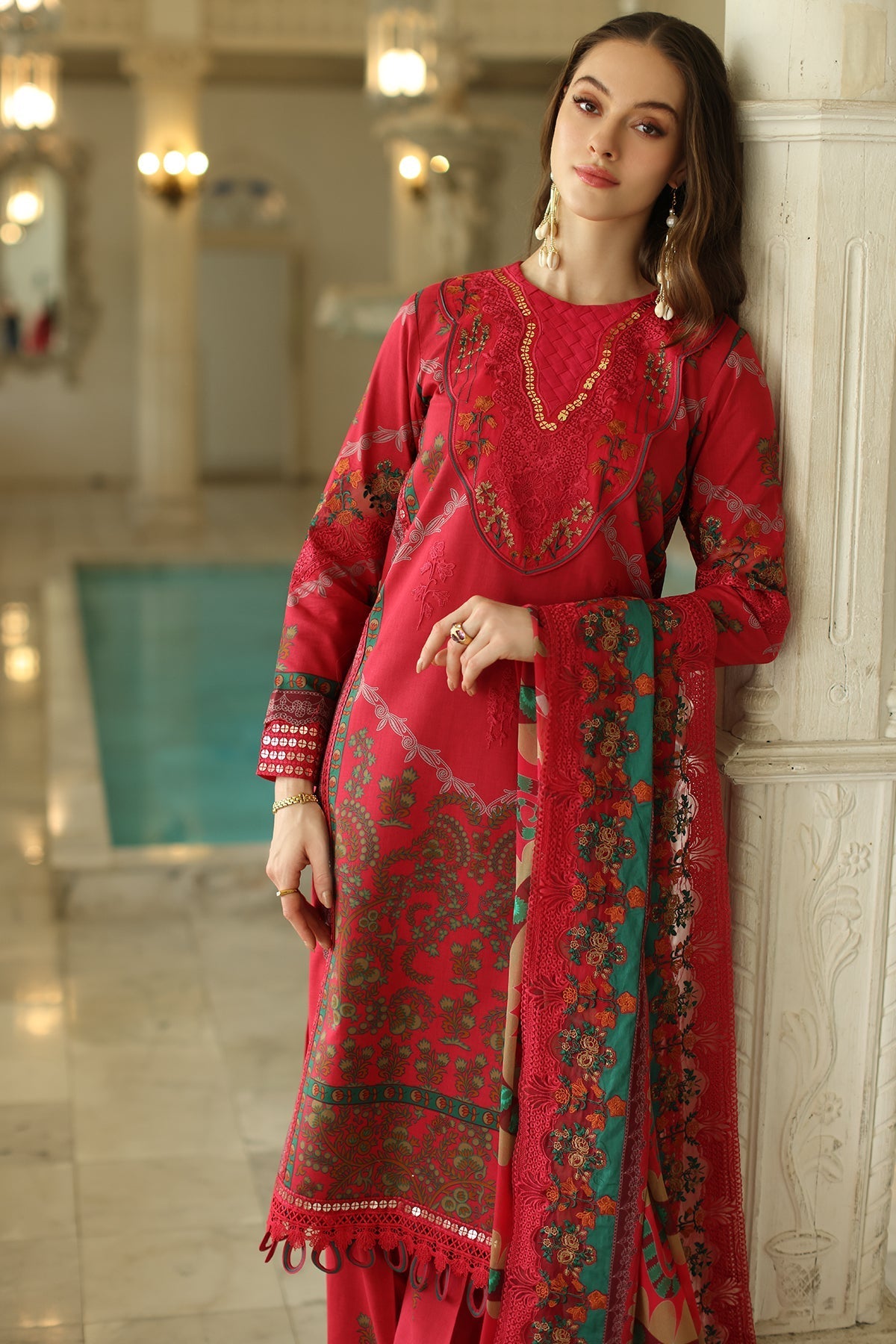 Charizma | Aniq Lawn Collection | AN5-05 - Official Charizma stockist in UK - Sakeena London