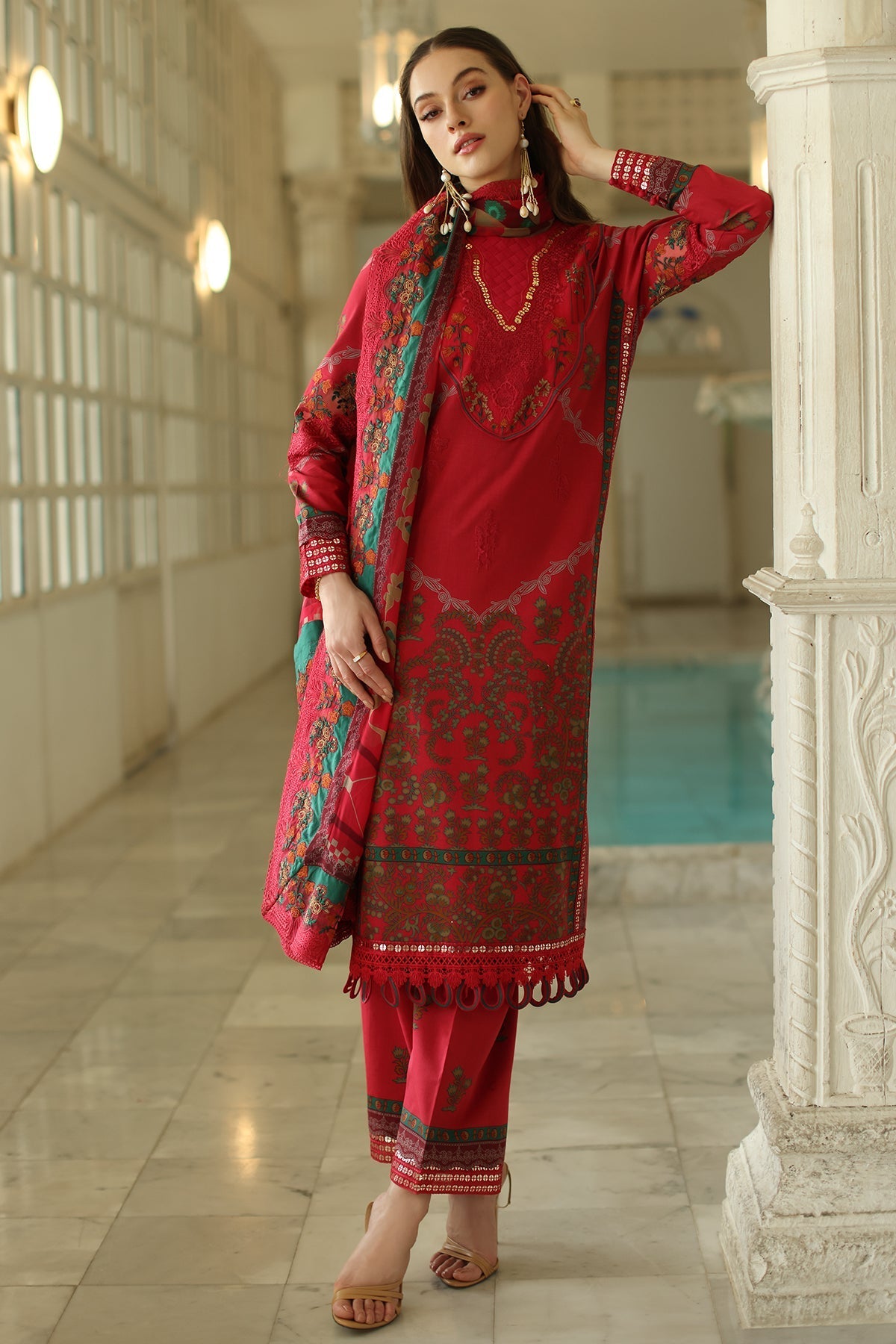 Charizma | Aniq Lawn Collection | AN5-05 - Official Charizma stockist in UK - Sakeena London