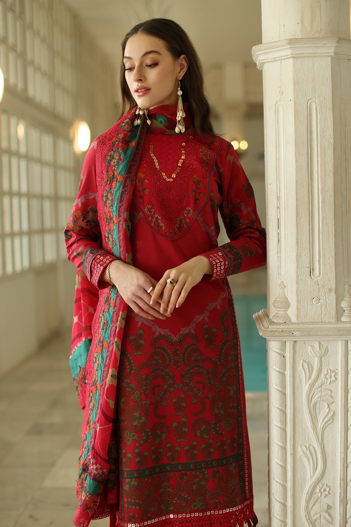 Charizma | Aniq Lawn Collection | AN5-05 - Official Charizma stockist in UK - Sakeena London