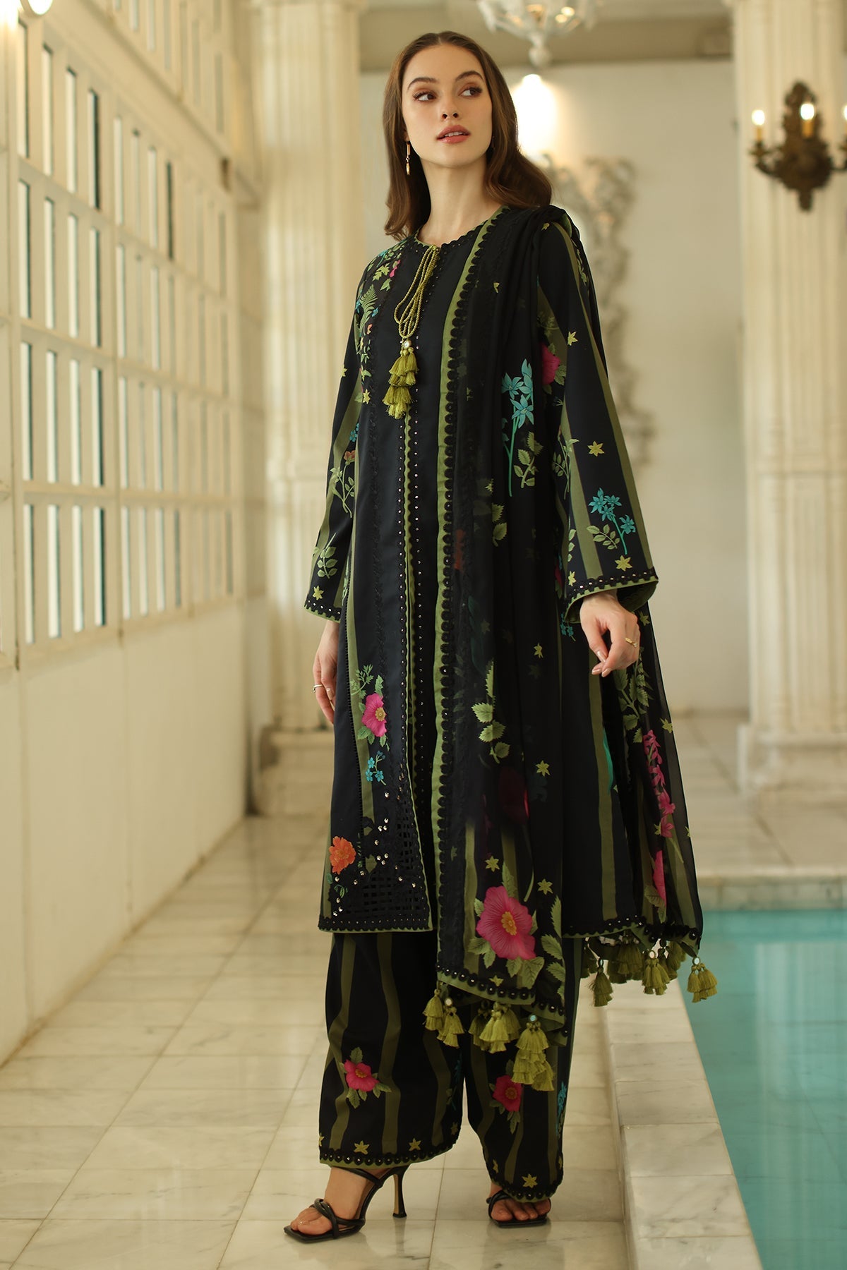Charizma | Aniq Lawn Collection | AN5-07 - Official Charizma stockist in UK - Sakeena London
