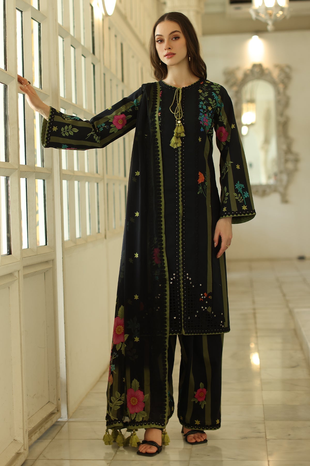 Charizma | Aniq Lawn Collection | AN5-07 - Official Charizma stockist in UK - Sakeena London