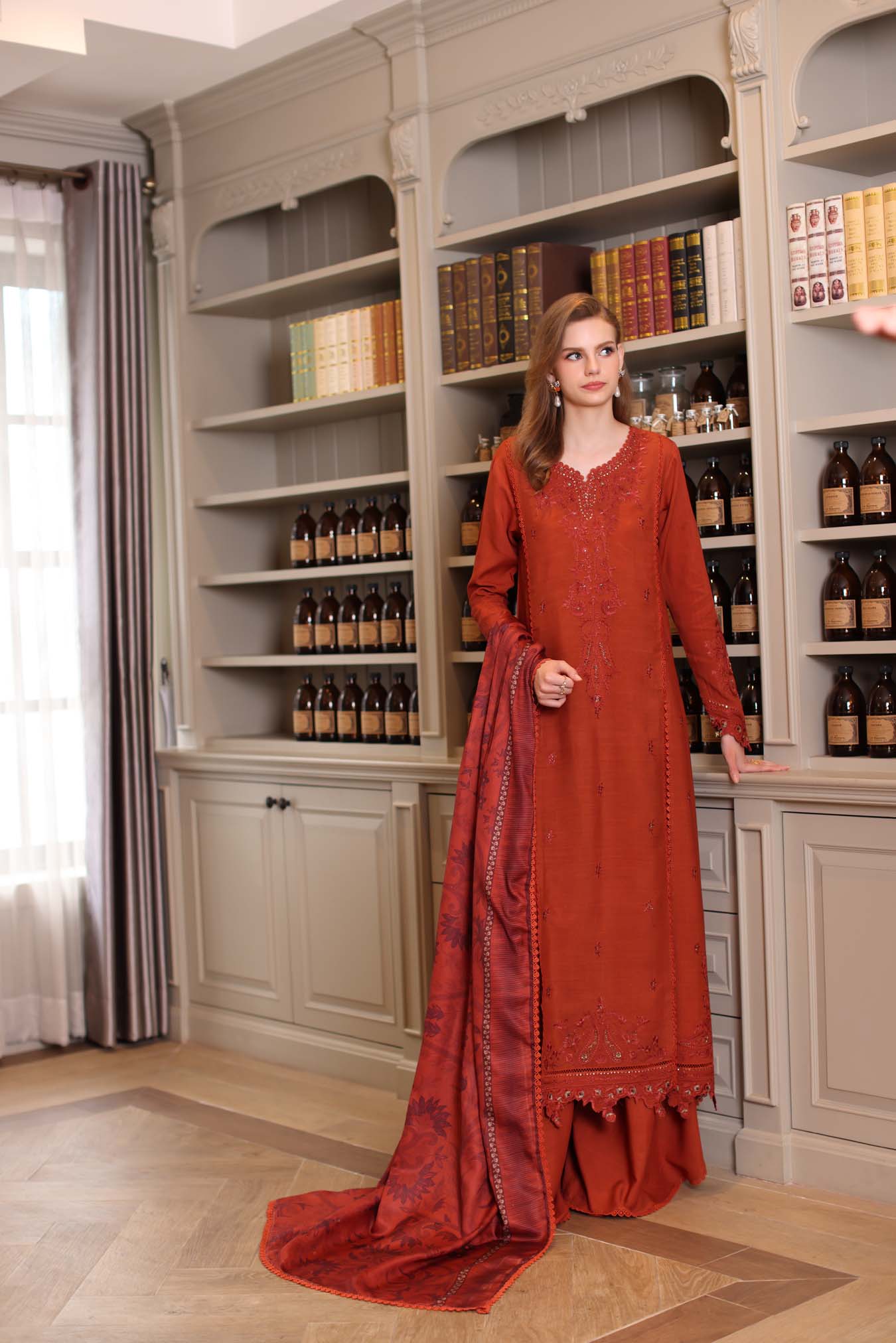 Saadia Asad | Winter Printkhaas 25 |D5 - A - Official Saadia Asad stockist in UK - Sakeena London
