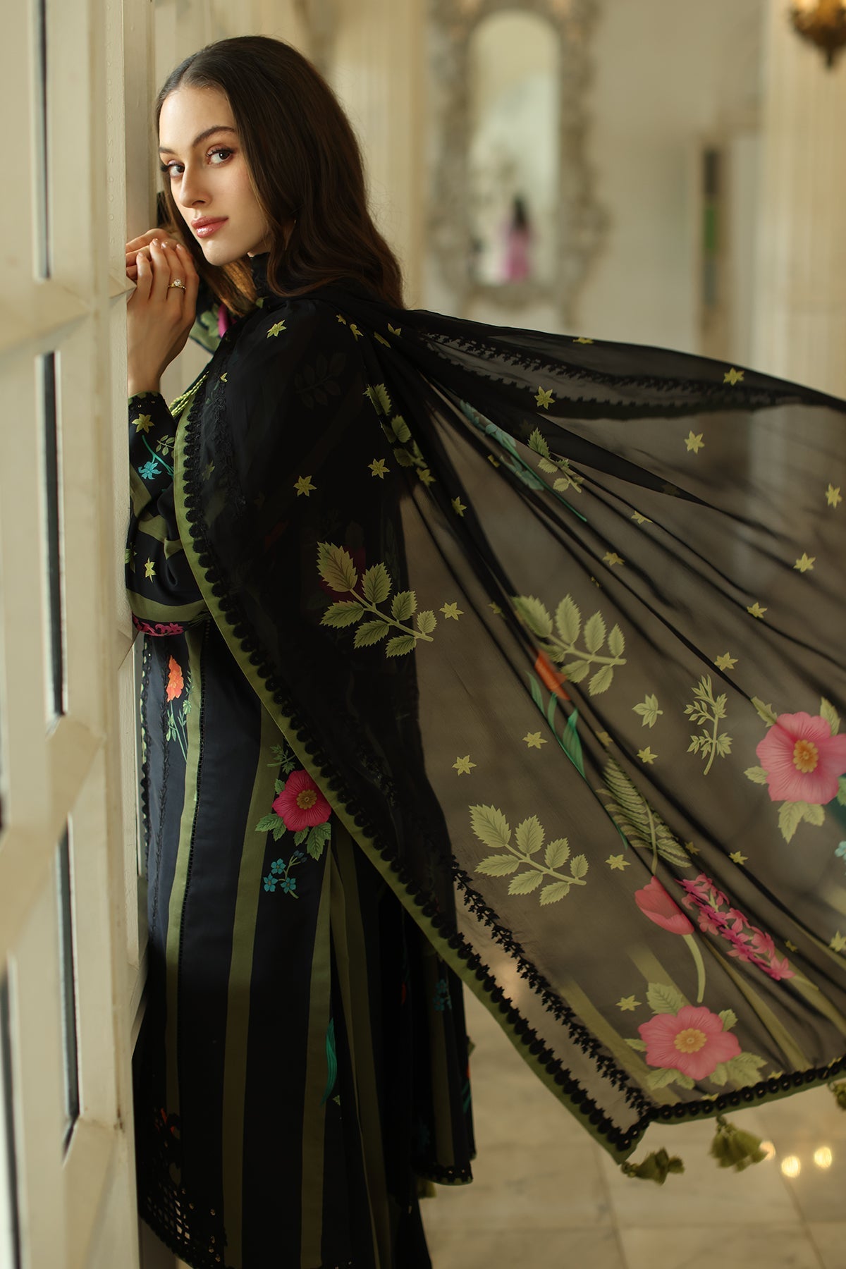 Charizma | Aniq Lawn Collection | AN5-07 - Official Charizma stockist in UK - Sakeena London