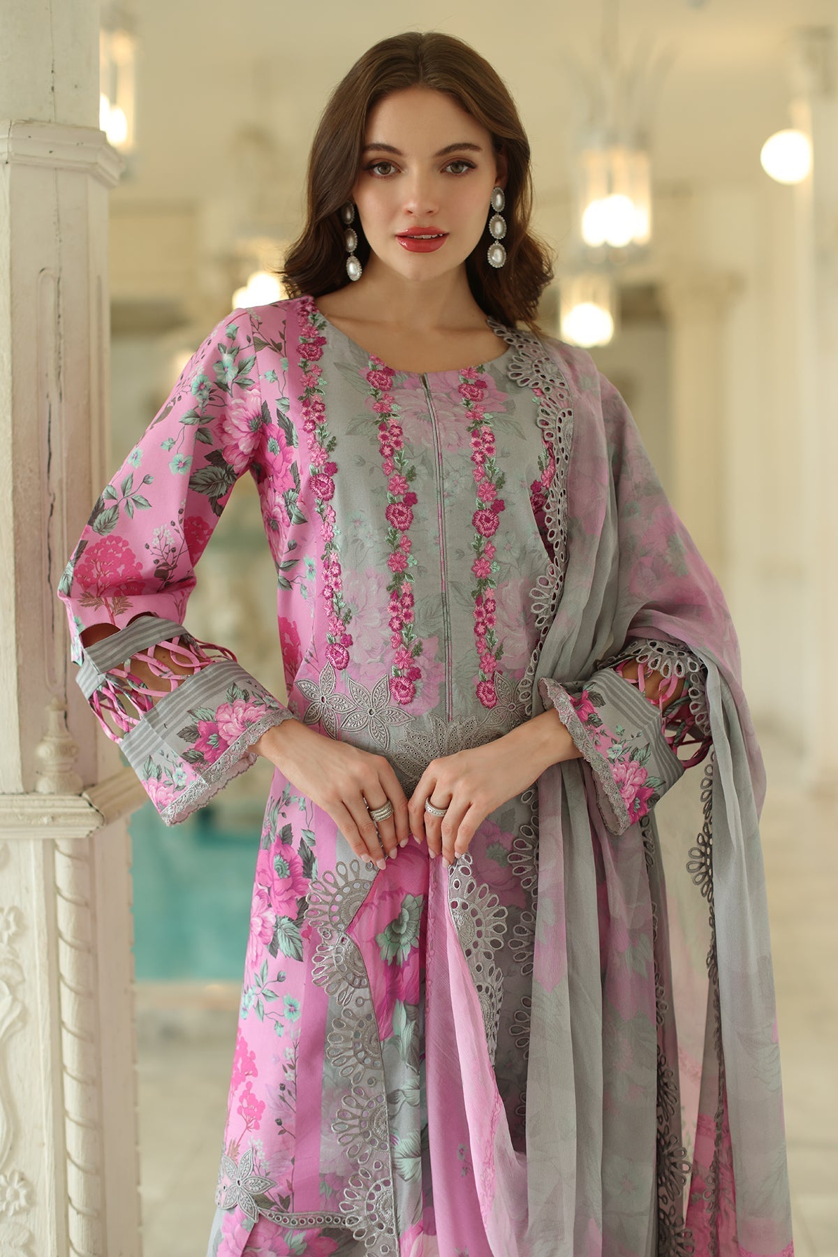 Charizma | Aniq Lawn Collection | AN5-06 - Official Charizma stockist in UK - Sakeena London
