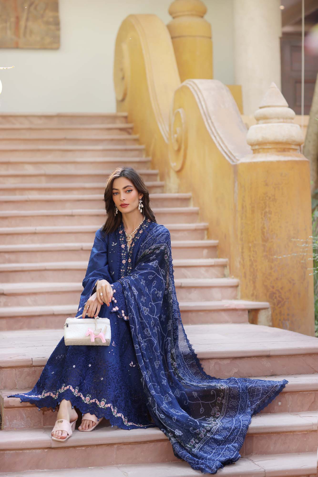 Noor by Saadia Asad | Eid Luxury Laserkari 25 | D5-B - Official Noor by Saadia Asad stockist in UK - Sakeena London