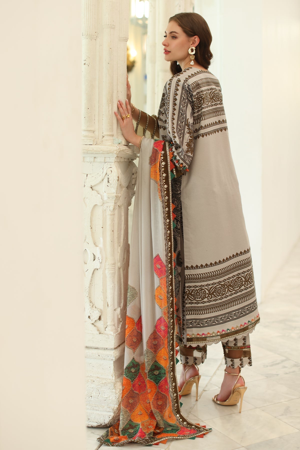 Charizma | Aniq Lawn Collection | AN5-08 - Official Charizma stockist in UK - Sakeena London