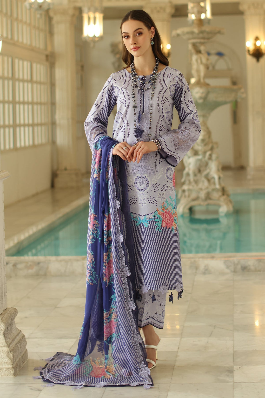 Charizma | Aniq Lawn Collection | AN5-01 - Official Charizma stockist in UK - Sakeena London