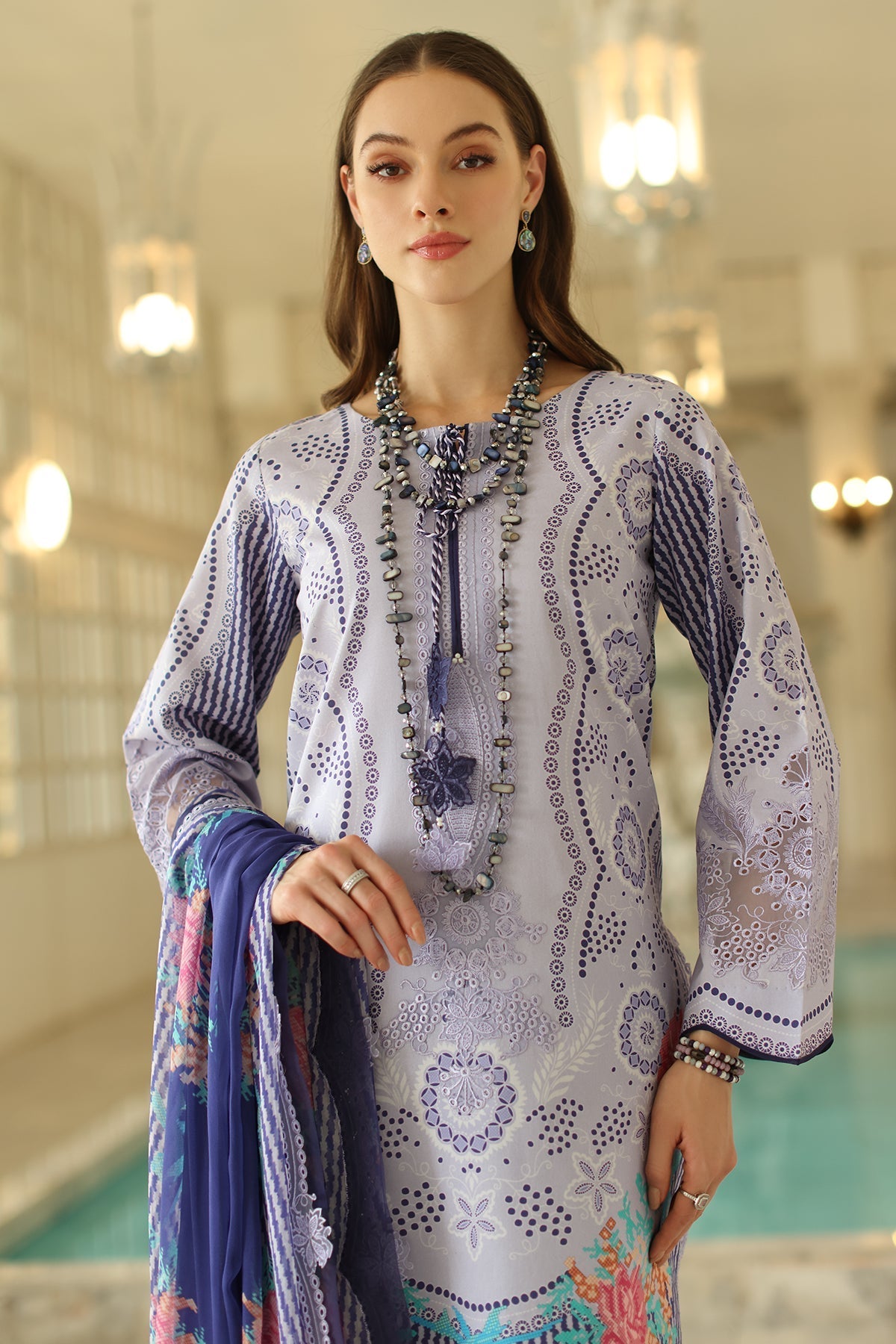 Charizma | Aniq Lawn Collection | AN5-01 - Official Charizma stockist in UK - Sakeena London