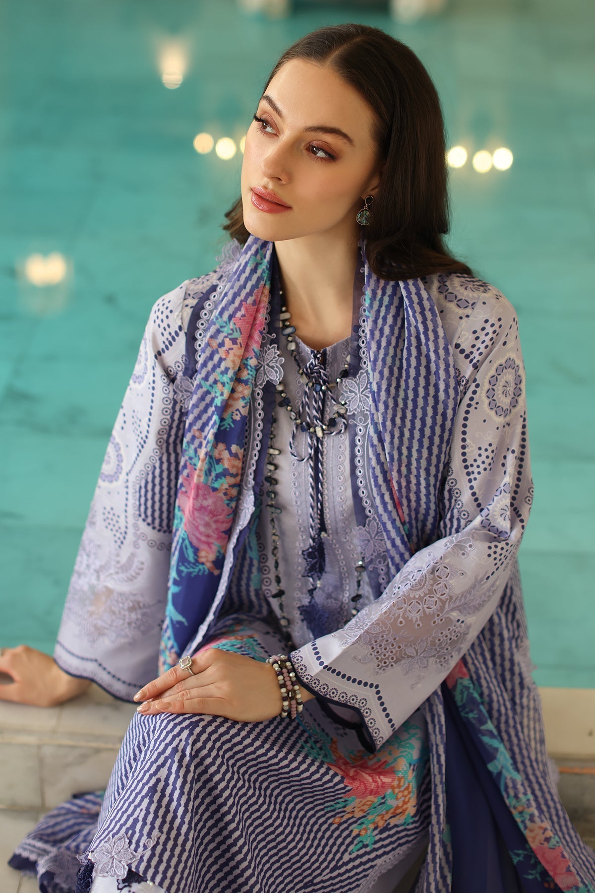 Charizma | Aniq Lawn Collection | AN5-01 - Official Charizma stockist in UK - Sakeena London