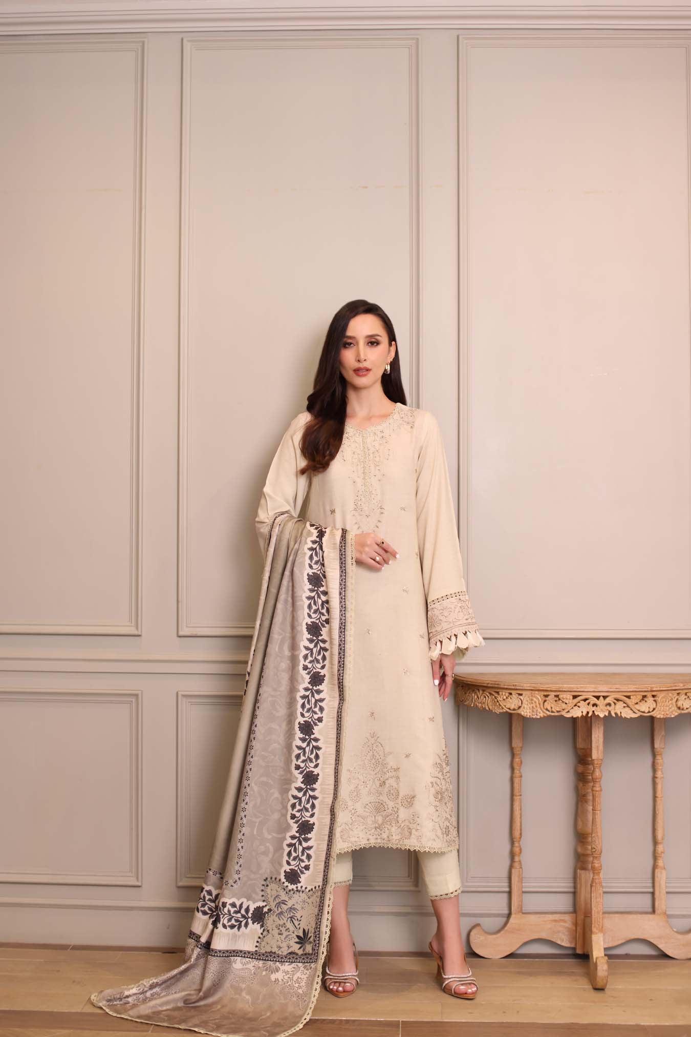 Saadia Asad | Winter Printkhaas 25 | D7 - A - Official Saadia Asad stockist in UK - Sakeena London