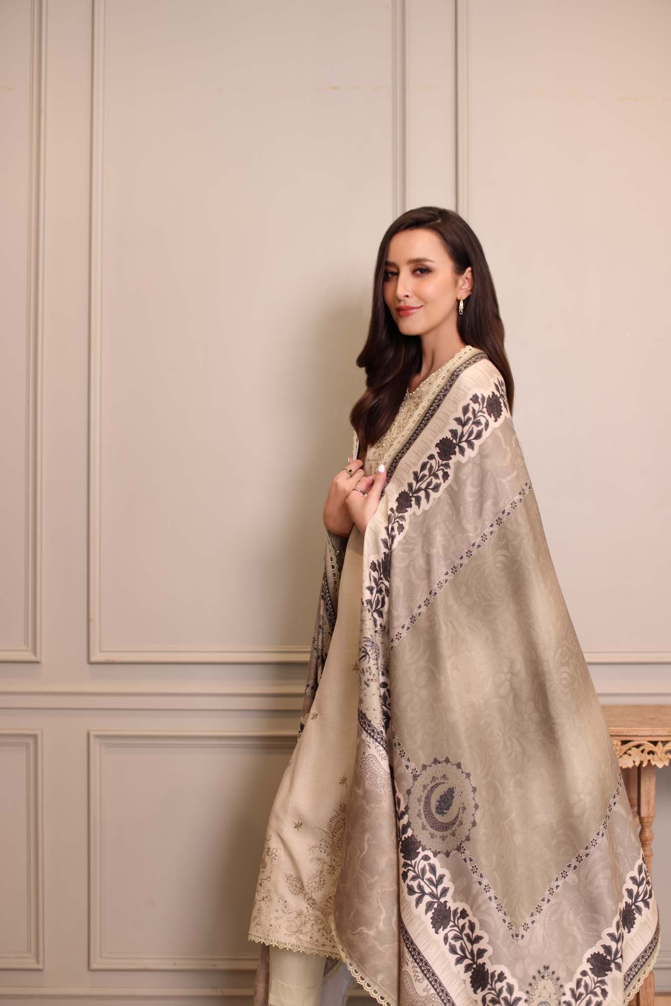 Saadia Asad | Winter Printkhaas 25 | D7 - A - Official Saadia Asad stockist in UK - Sakeena London