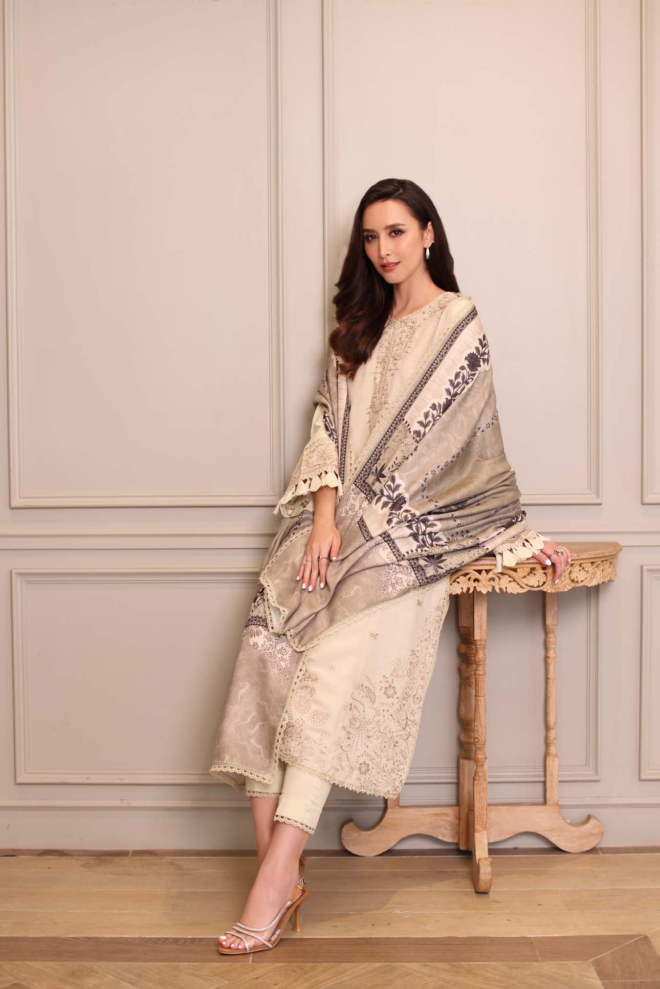Saadia Asad | Winter Printkhaas 25 | D7 - A - Official Saadia Asad stockist in UK - Sakeena London