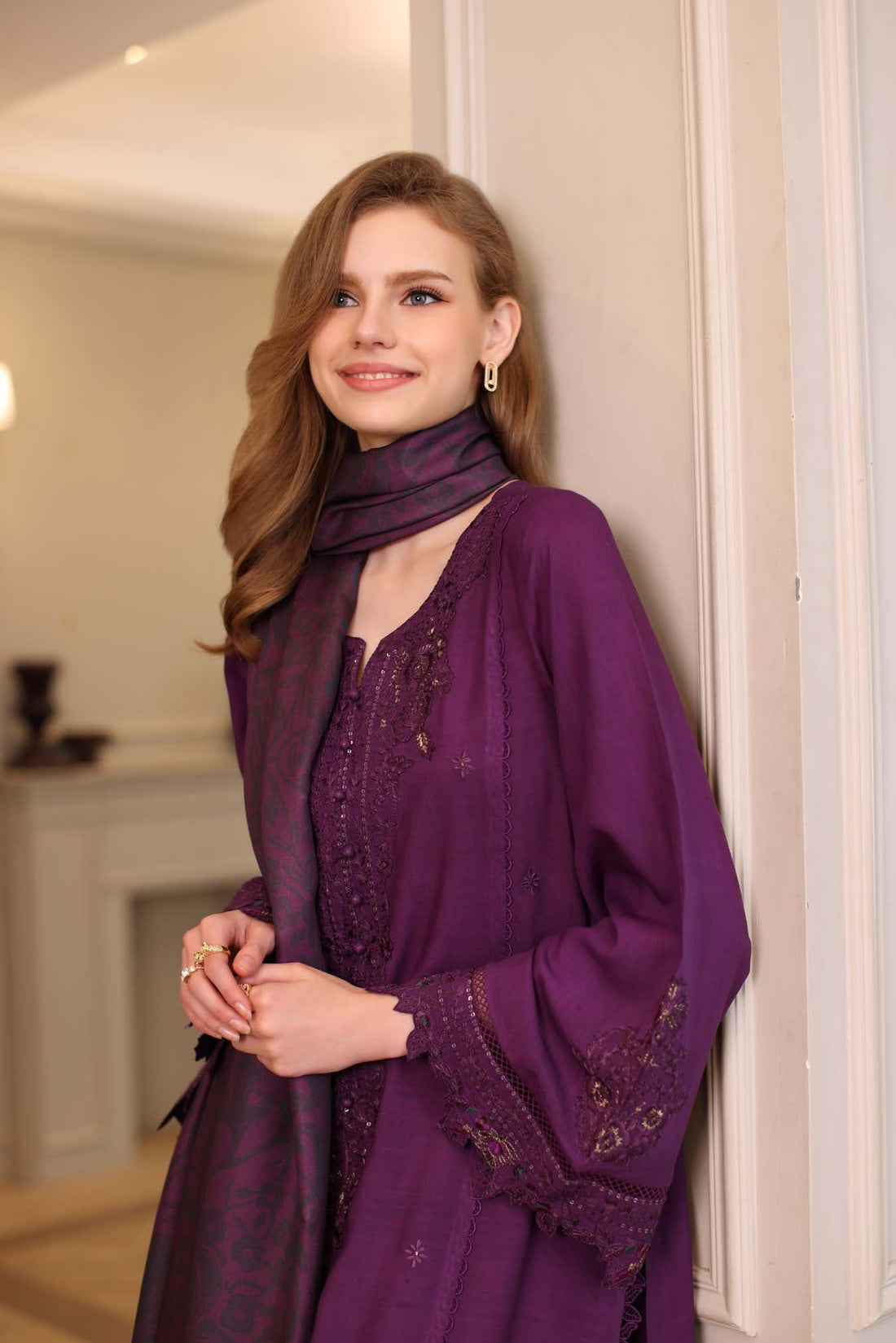 Saadia Asad | Winter Printkhaas 25 | D10 - B - Official Saadia Asad stockist in UK - Sakeena London