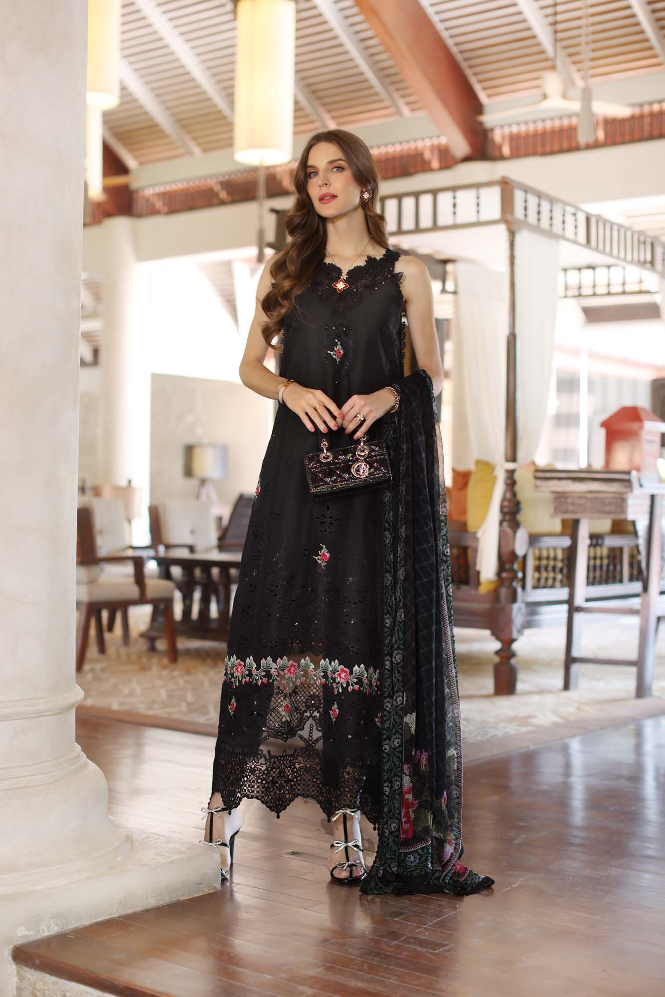 Noor by Saadia Asad | Eid Luxury Laserkari 25 | D4-A - Official Noor by Saadia Asad stockist in UK - Sakeena London