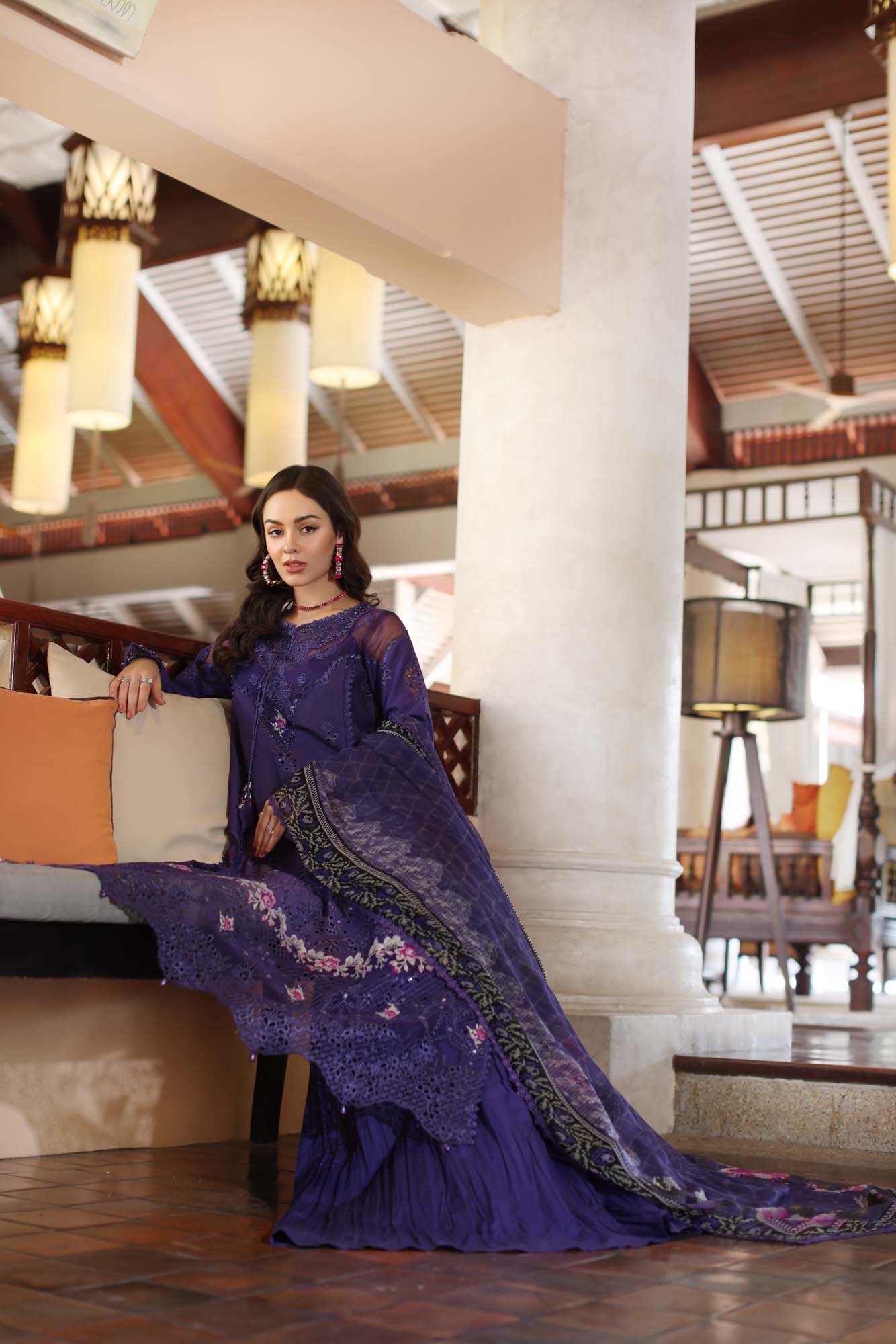 Noor by Saadia Asad | Eid Luxury Laserkari 25 | D4-B - Official Noor by Saadia Asad stockist in UK - Sakeena London