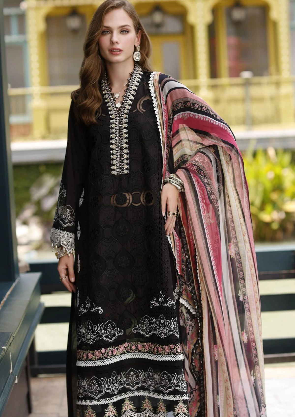Lawn Collection - Saadia Asad - Eid Handwork - Laserkari - D#6