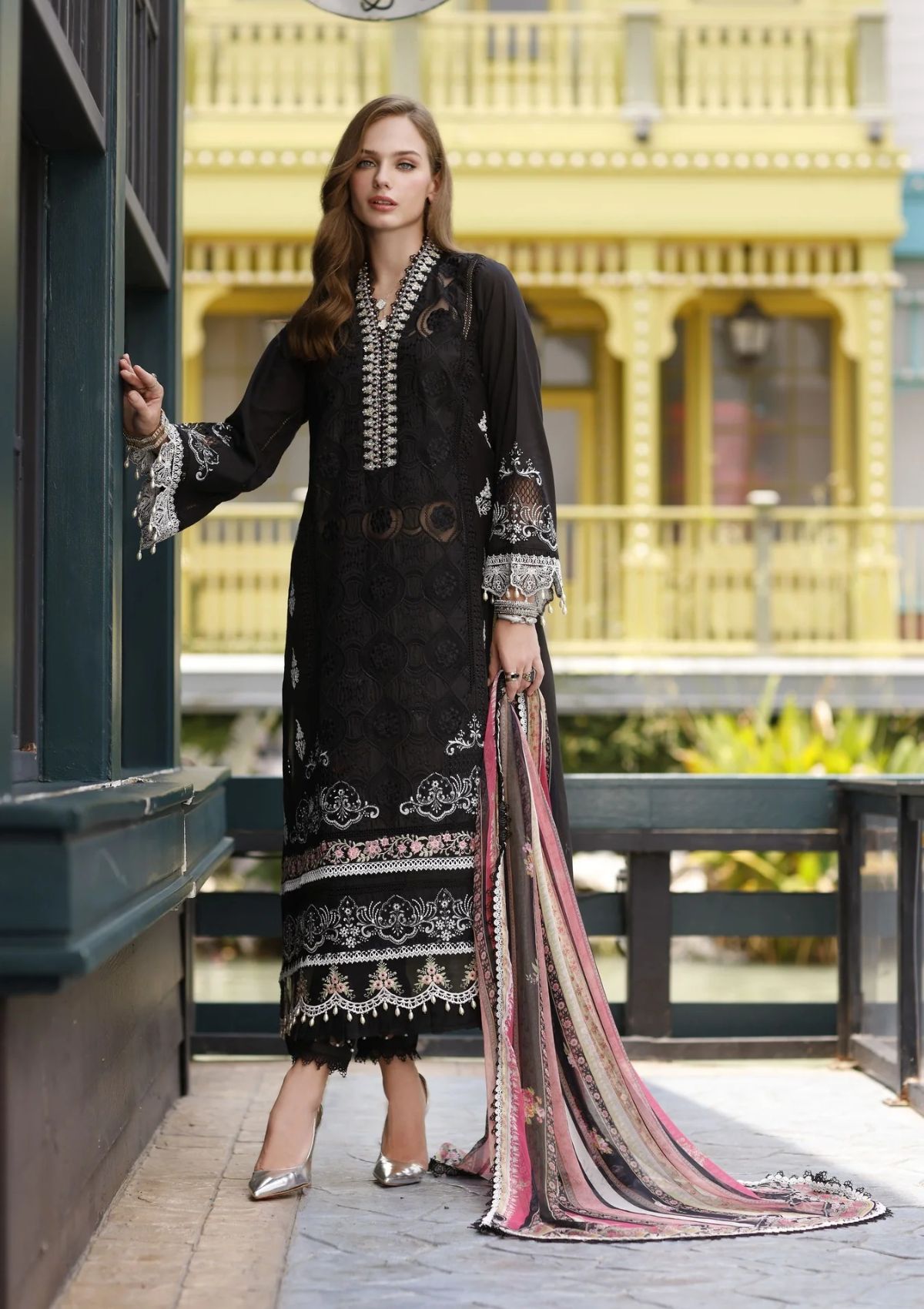 Lawn Collection - Saadia Asad - Eid Handwork - Laserkari - D#6