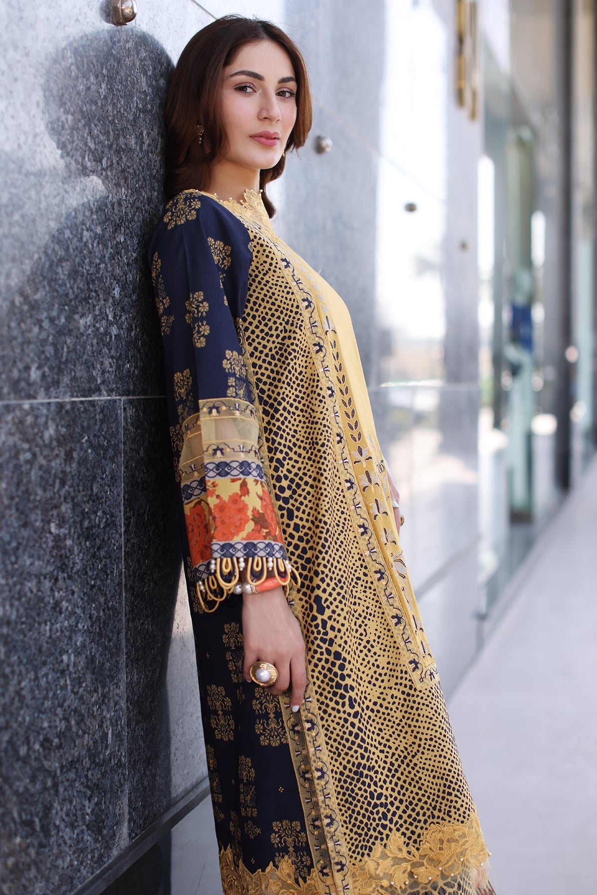 Charizma | Combination Lawn | CC5-28 - Official Charizma stockist in UK - Sakeena London