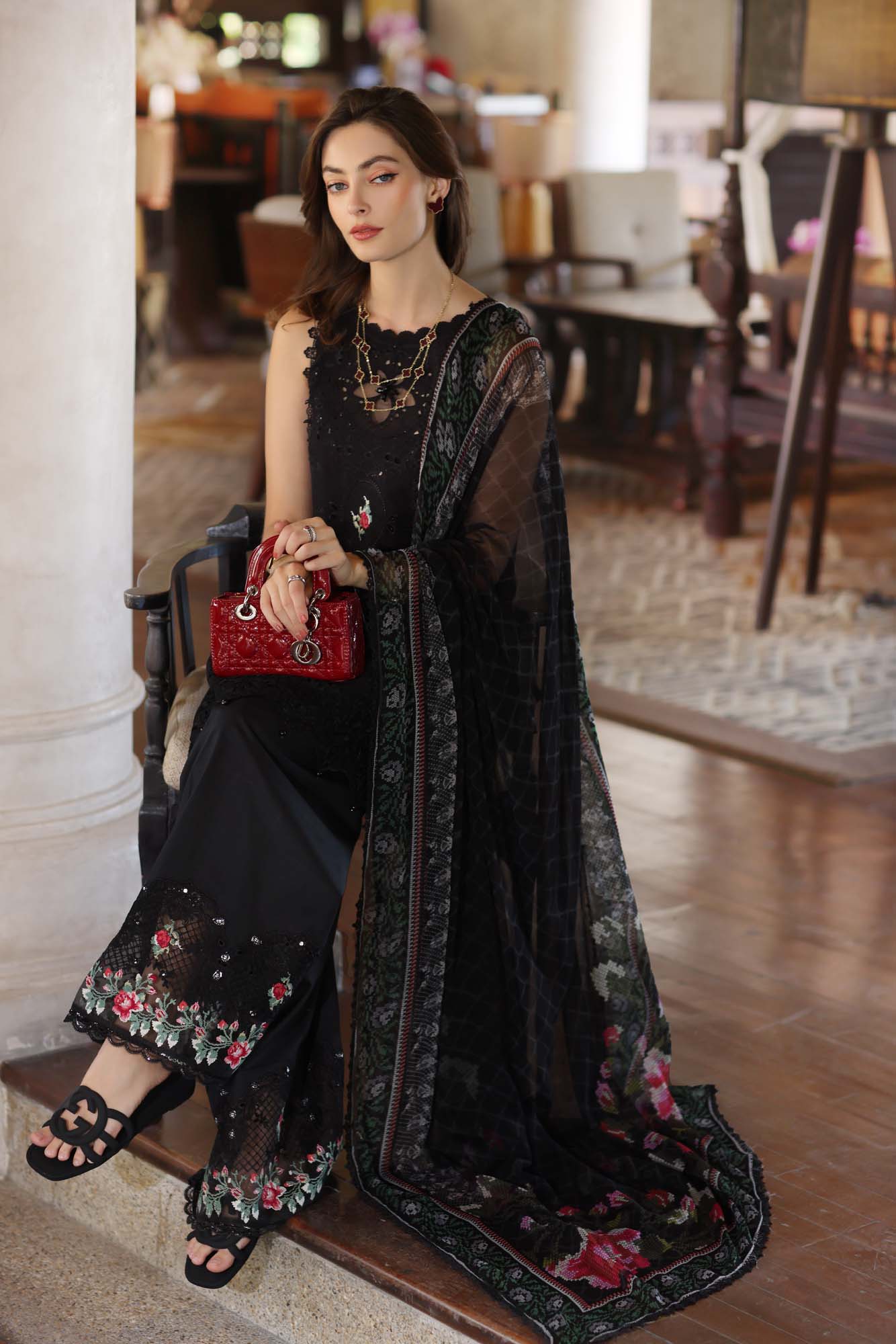 Noor by Saadia Asad | Eid Luxury Laserkari 25 | D4-A - Official Noor by Saadia Asad stockist in UK - Sakeena London