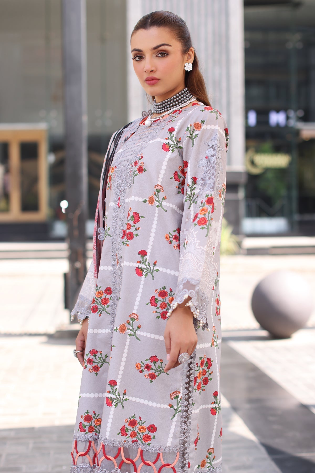 Charizma | Combination Lawn | CC5-23 - Official Charizma stockist in UK - Sakeena London