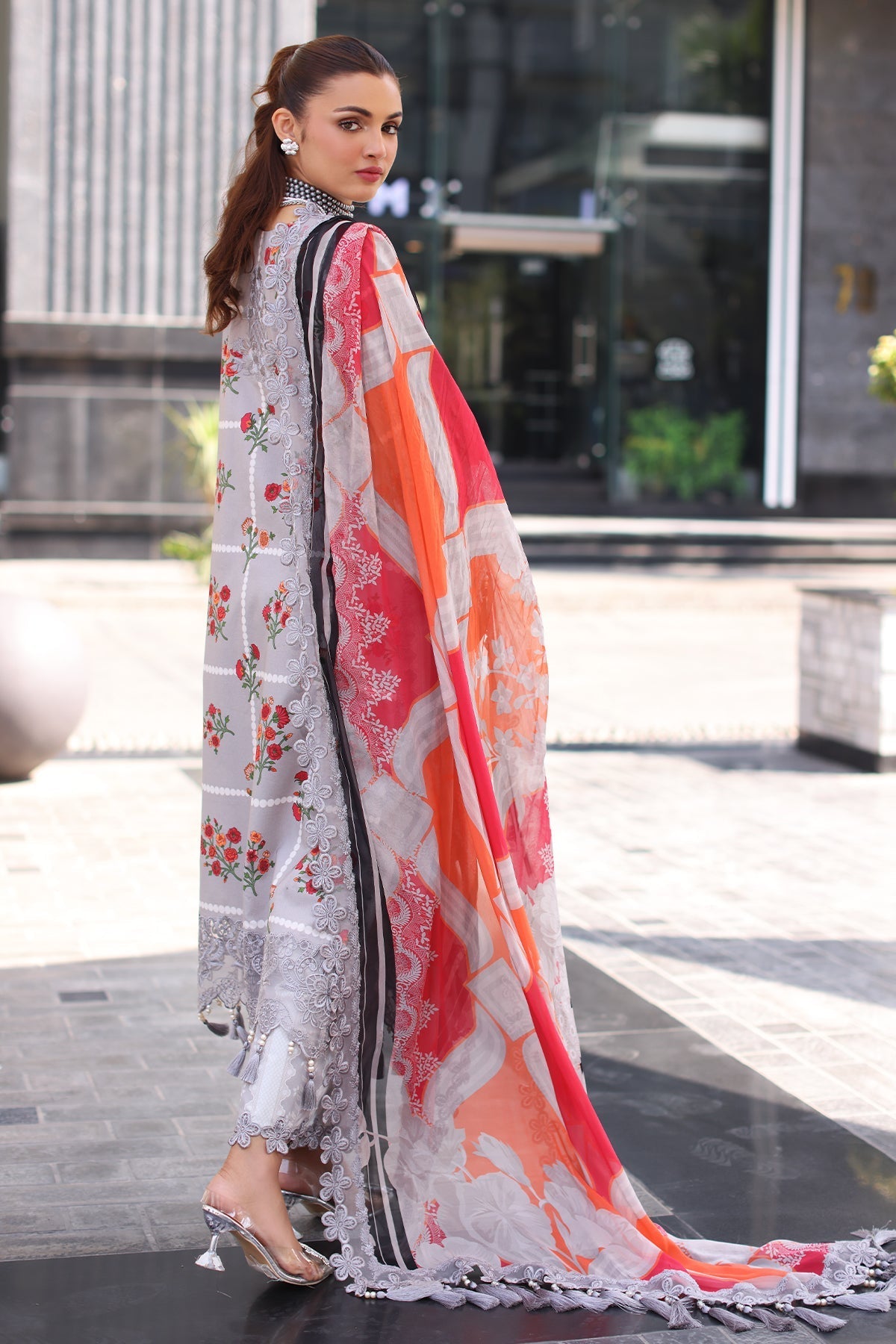 Charizma | Combination Lawn | CC5-23 - Official Charizma stockist in UK - Sakeena London