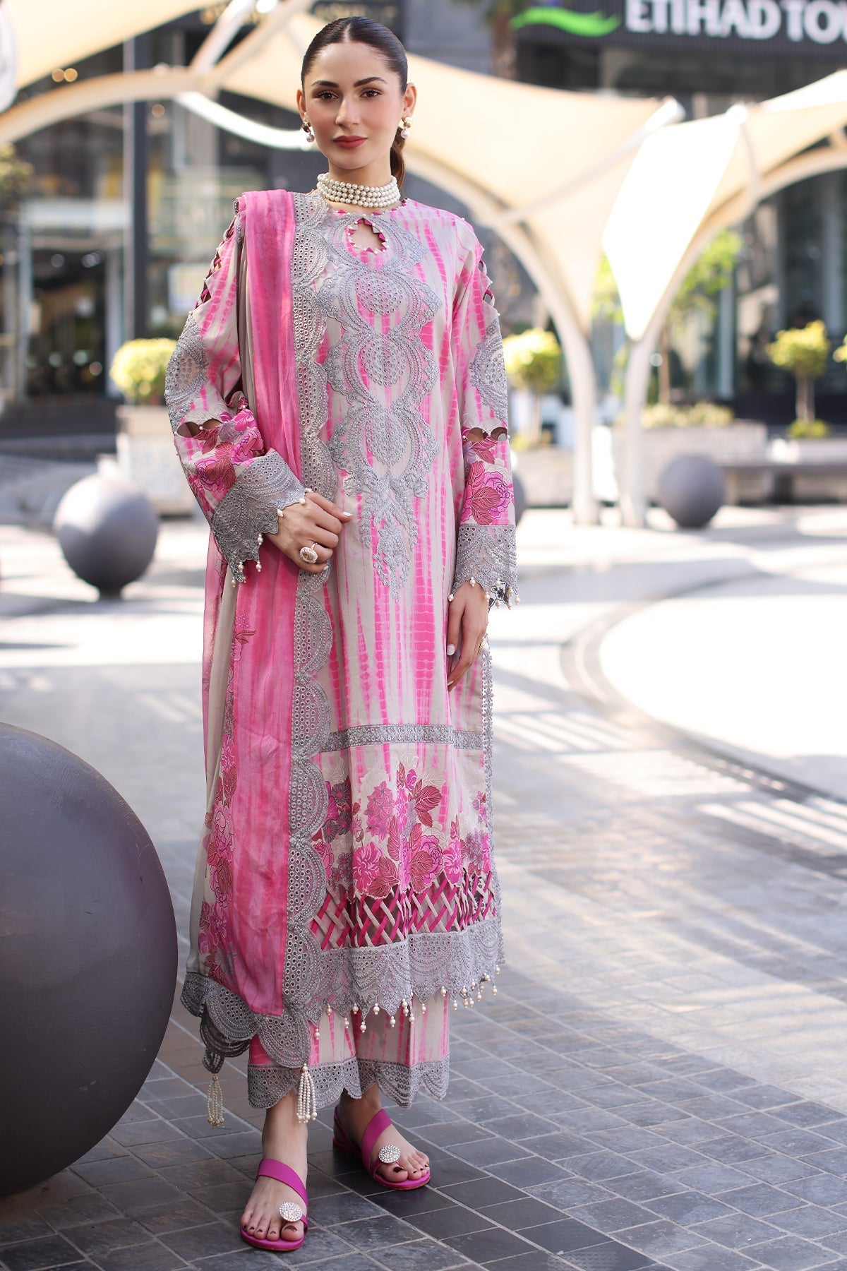 Charizma | Combination Lawn | CC5-22 - Official Charizma stockist in UK - Sakeena London