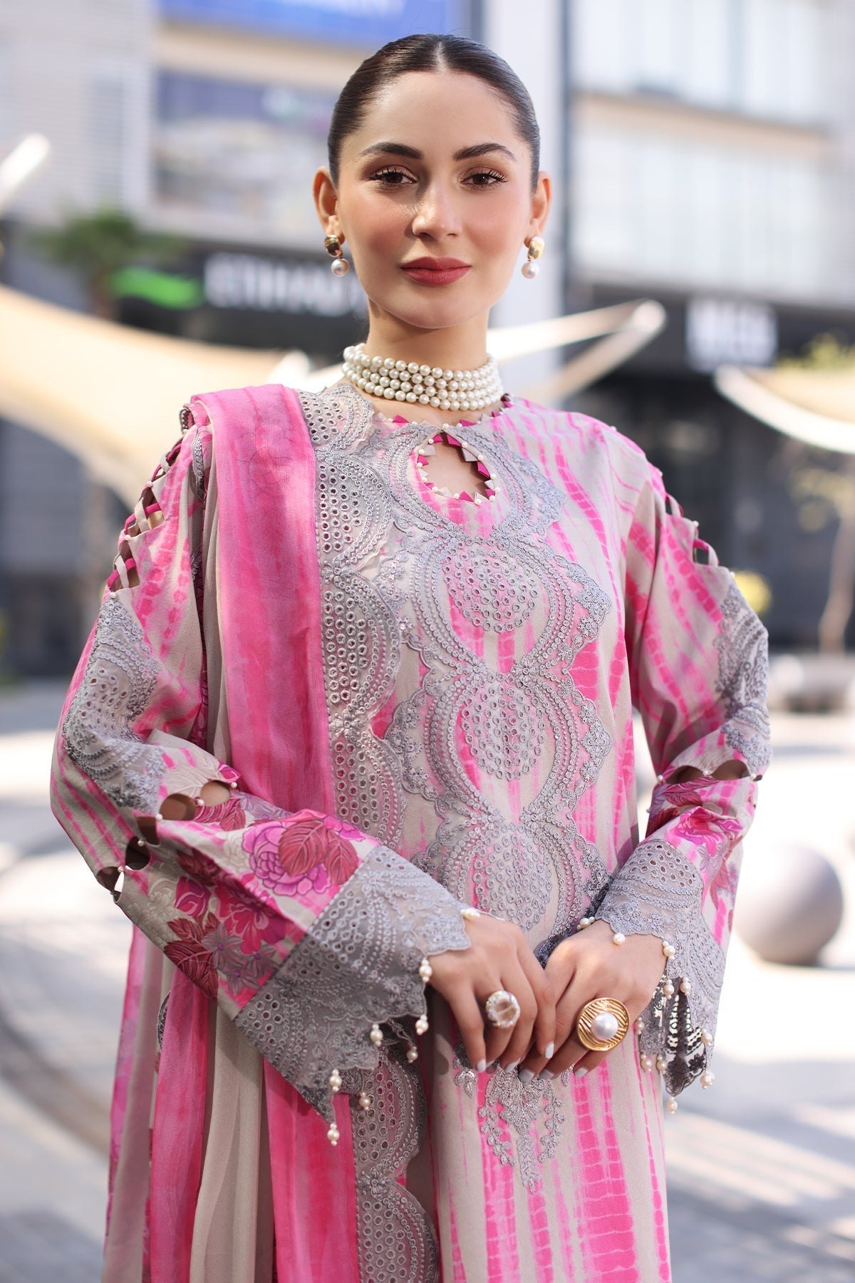 Charizma | Combination Lawn | CC5-22 - Official Charizma stockist in UK - Sakeena London