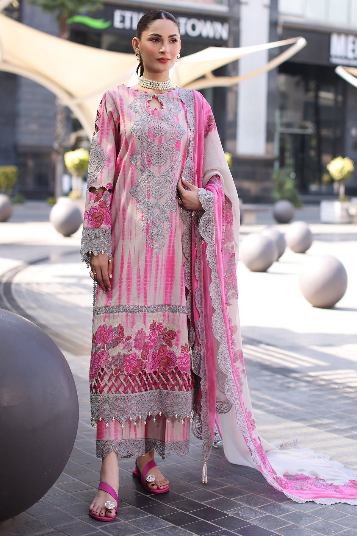 Charizma | Combination Lawn | CC5-22 - Official Charizma stockist in UK - Sakeena London