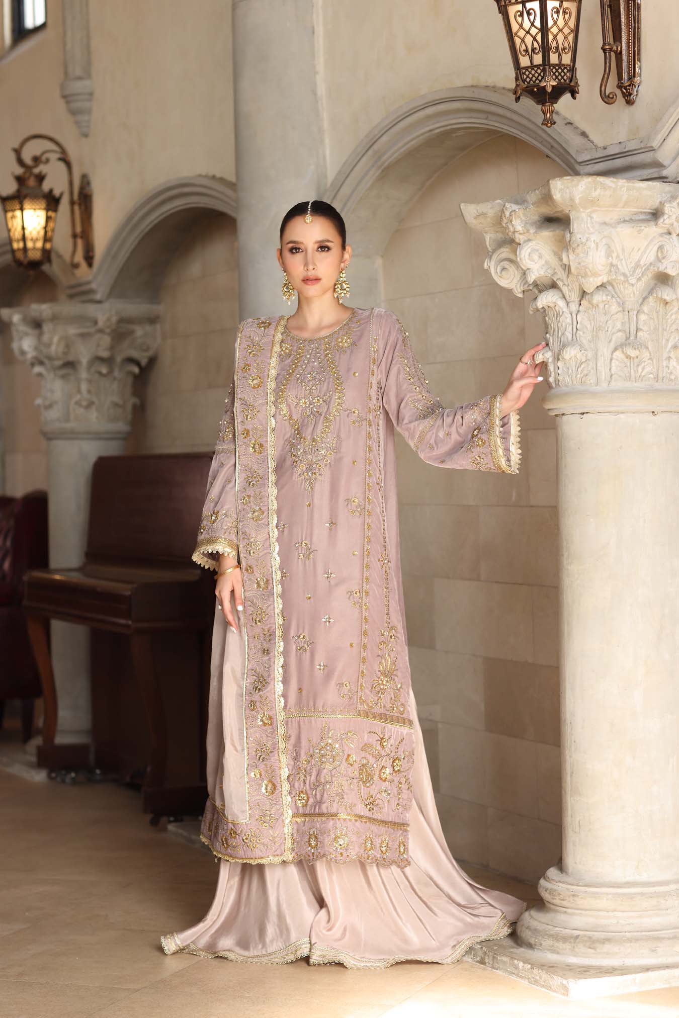 Noor by Saadia Asad | Handcrafted Velvet 25 | Khayal - Official Noor by Saadia Asad stockist in UK - Sakeena London