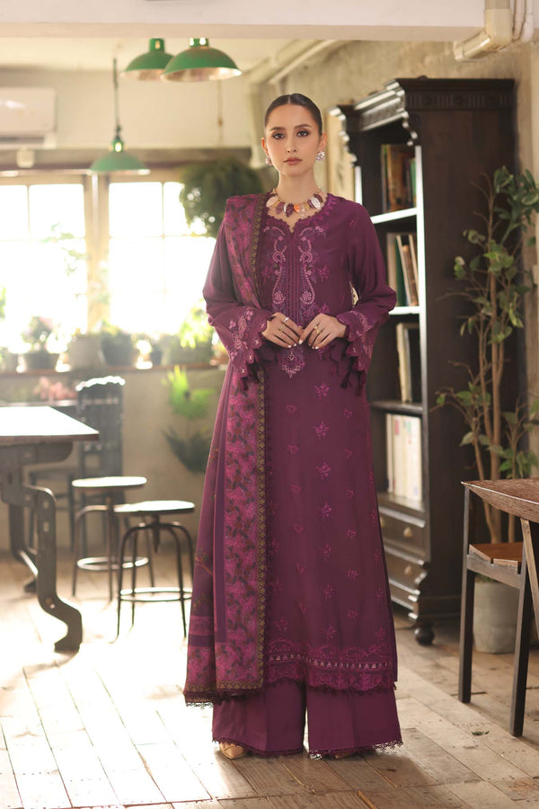 Noor by Saadia Asad | Winter Embroidered Printkhaas 25 | D8 - B - Official Noor by Saadia Asad stockist in UK - Sakeena London