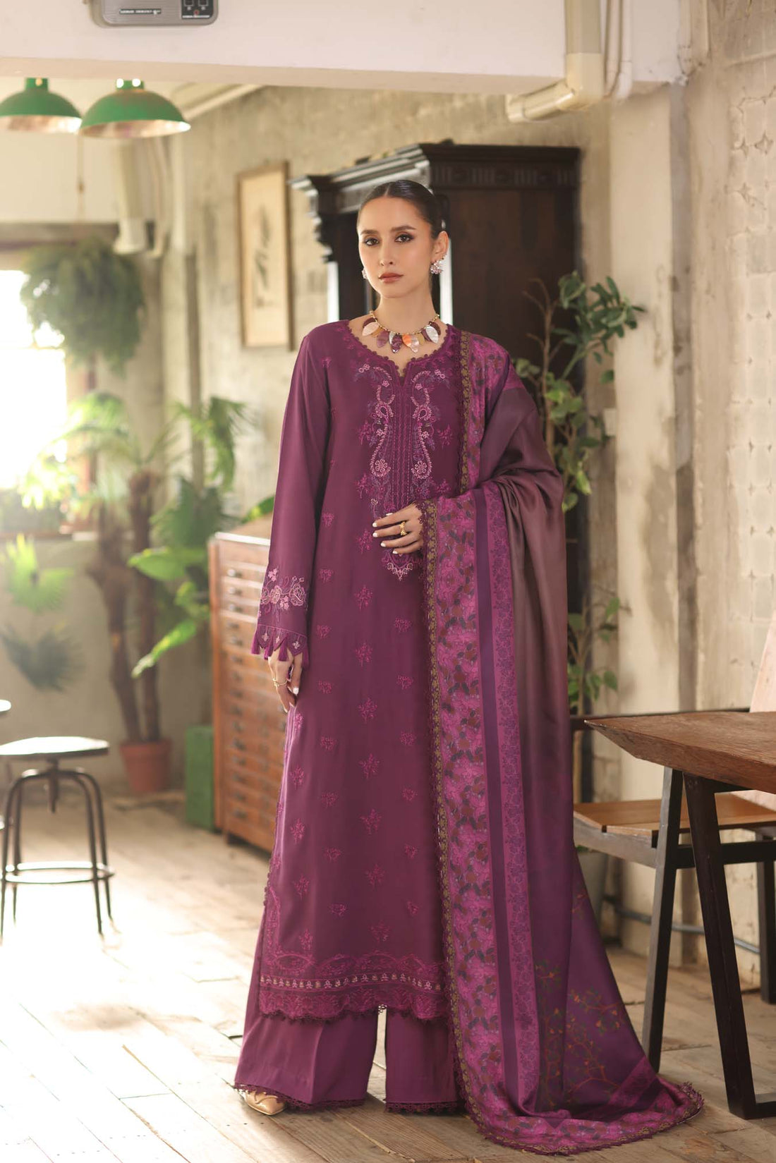 Saadia Asad | Winter Printkhaas 25 | D8 - B - Official Saadia Asad stockist in UK - Sakeena London