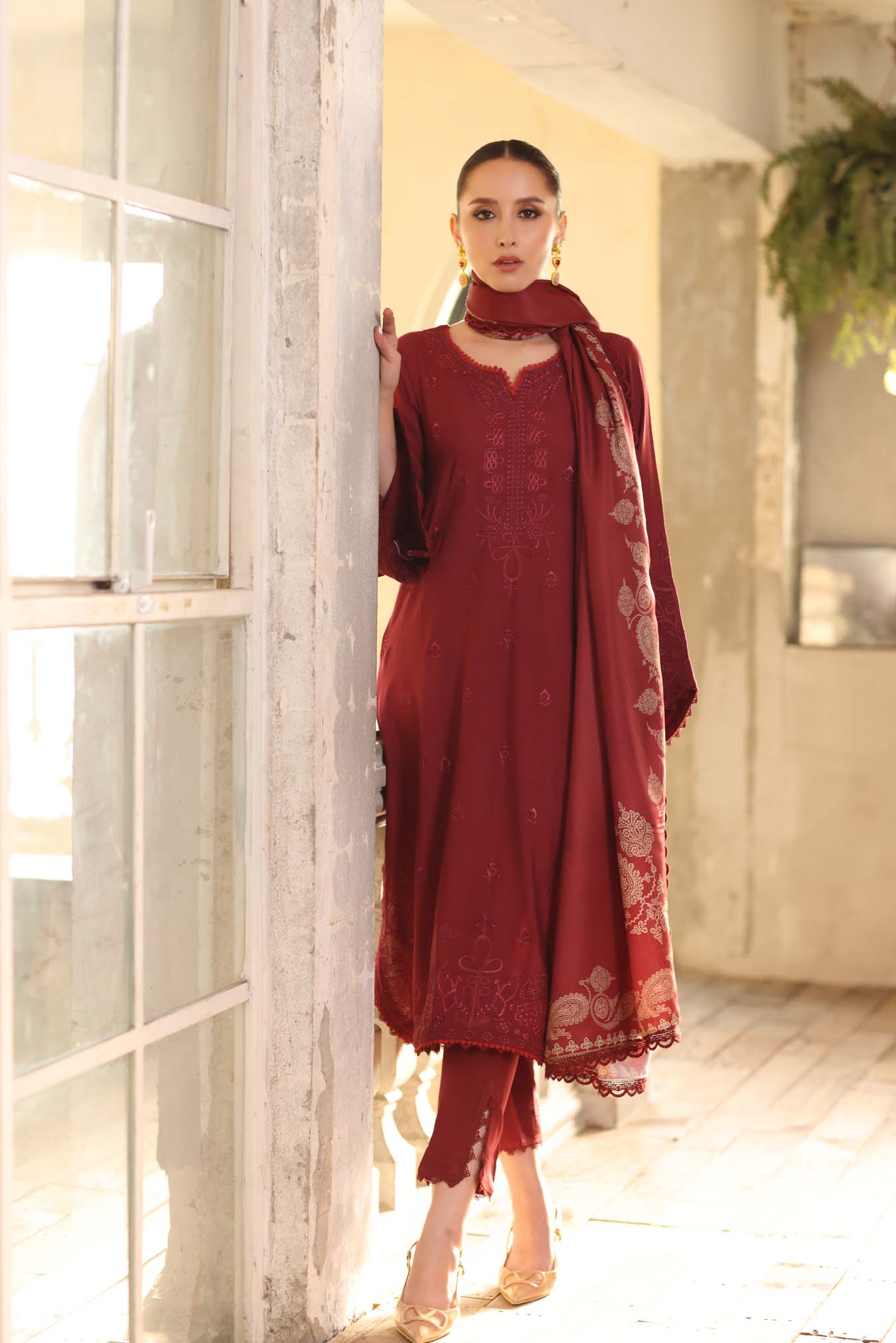 Saadia Asad | Winter Printkhaas 25 | D9- B - Official Saadia Asad stockist in UK - Sakeena London
