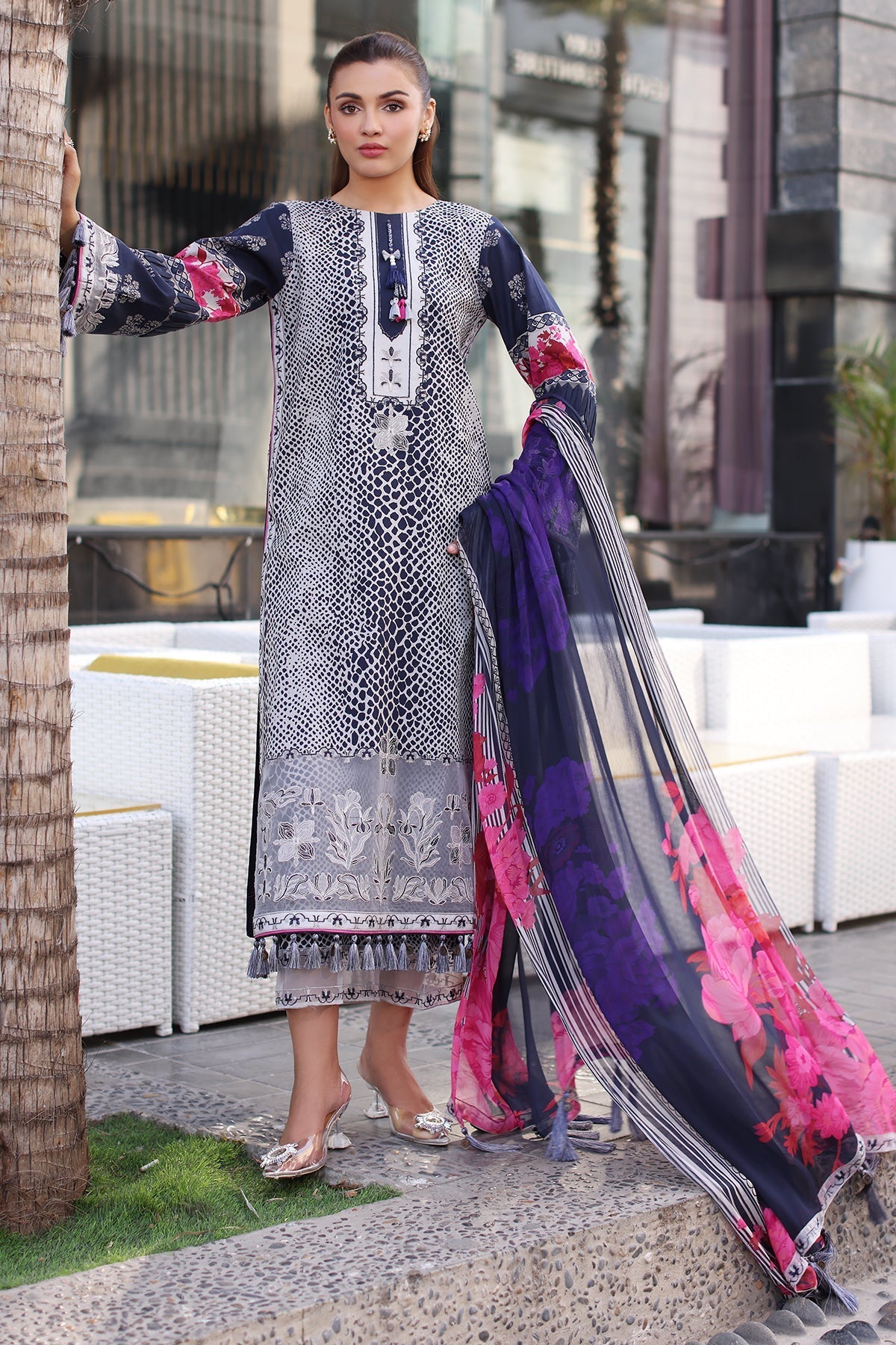 Charizma | Combination Lawn | CC5-26 - Official Charzima stockist in UK - Sakeena London