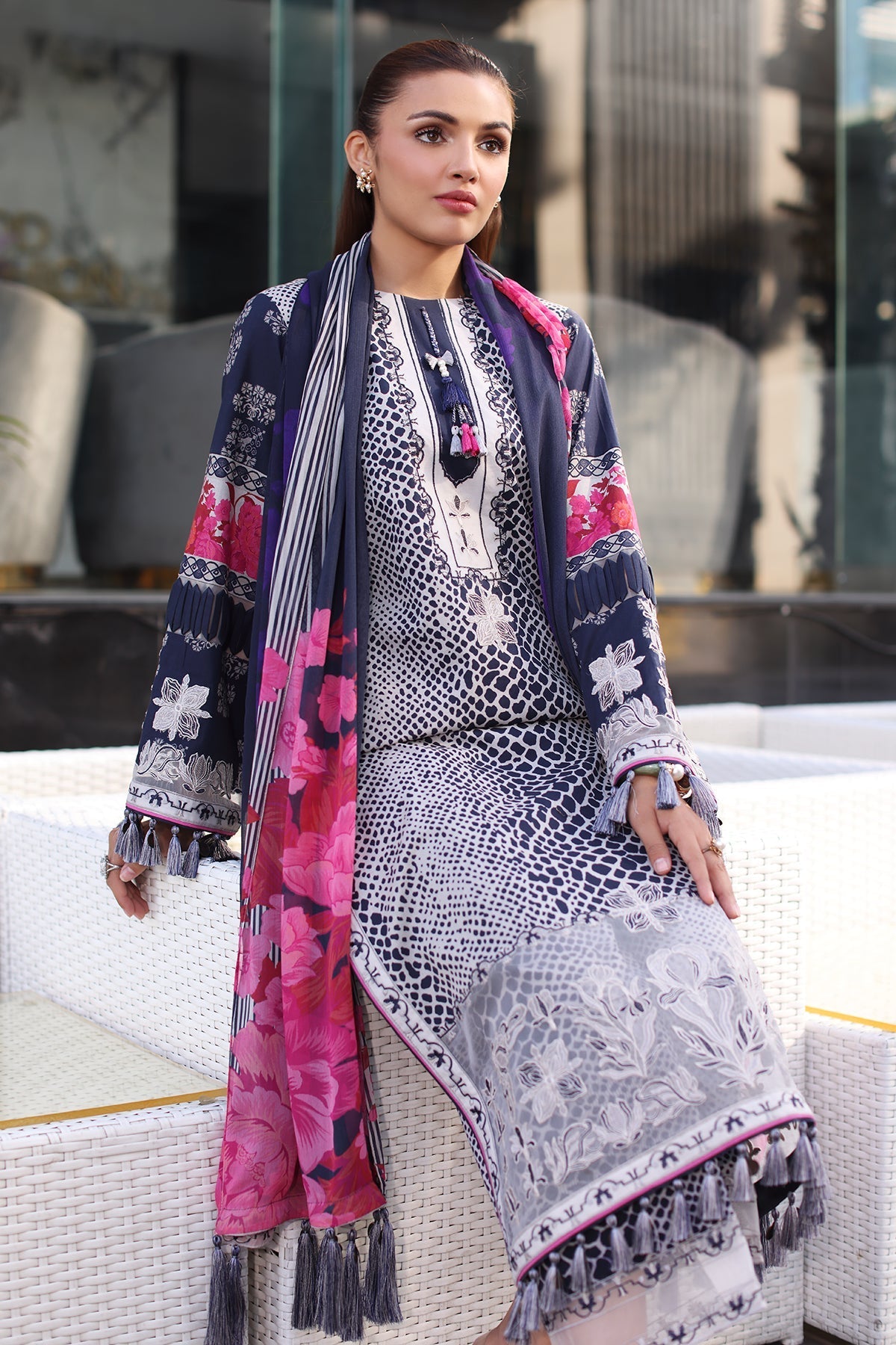 Charizma | Combination Lawn | CC5-26 - Official Charzima stockist in UK - Sakeena London