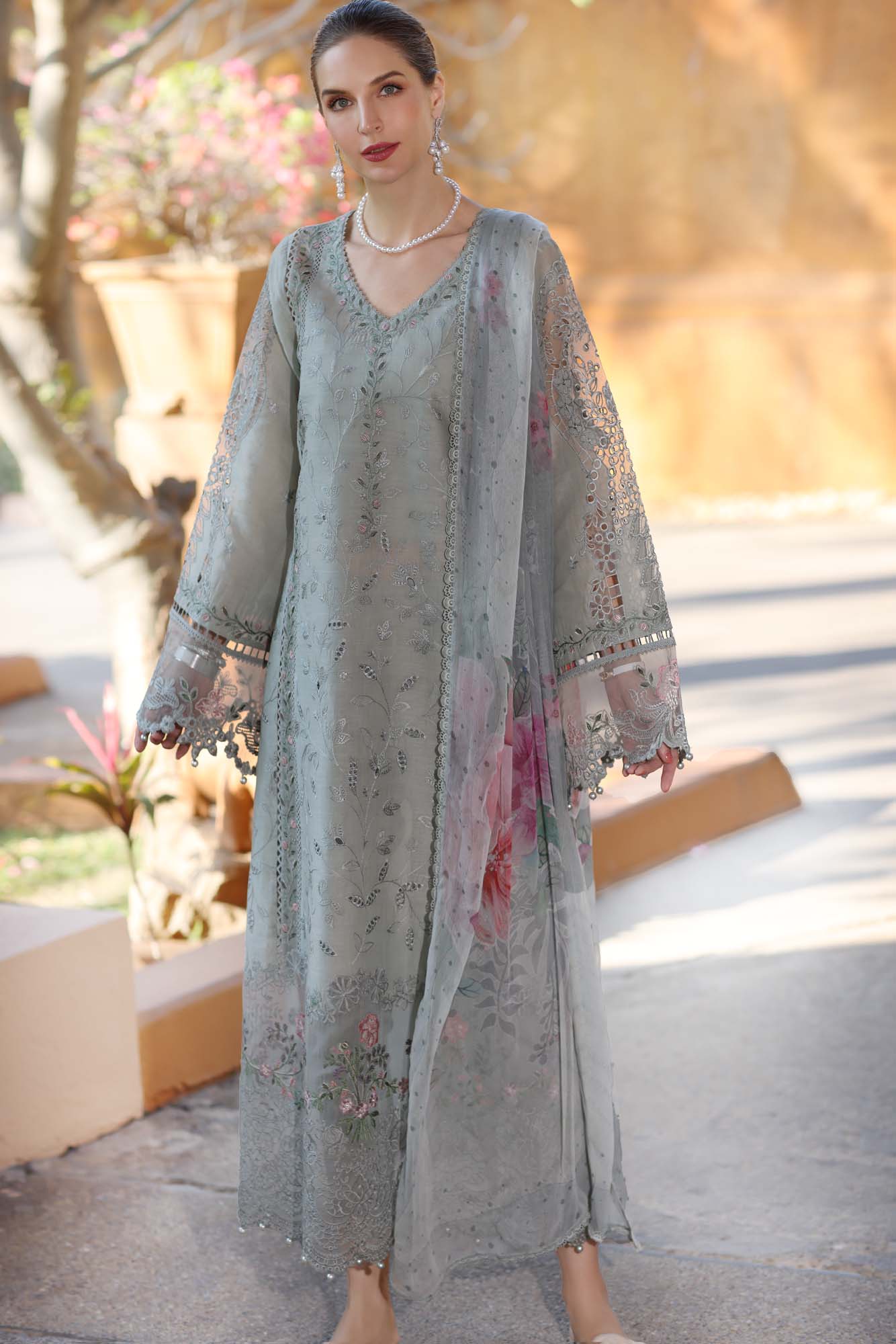 Noor by Saadia Asad | Eid Luxury Laserkari 25 | D1-A - Official Noor by Saadia Asad stockist in UK - Sakeena London