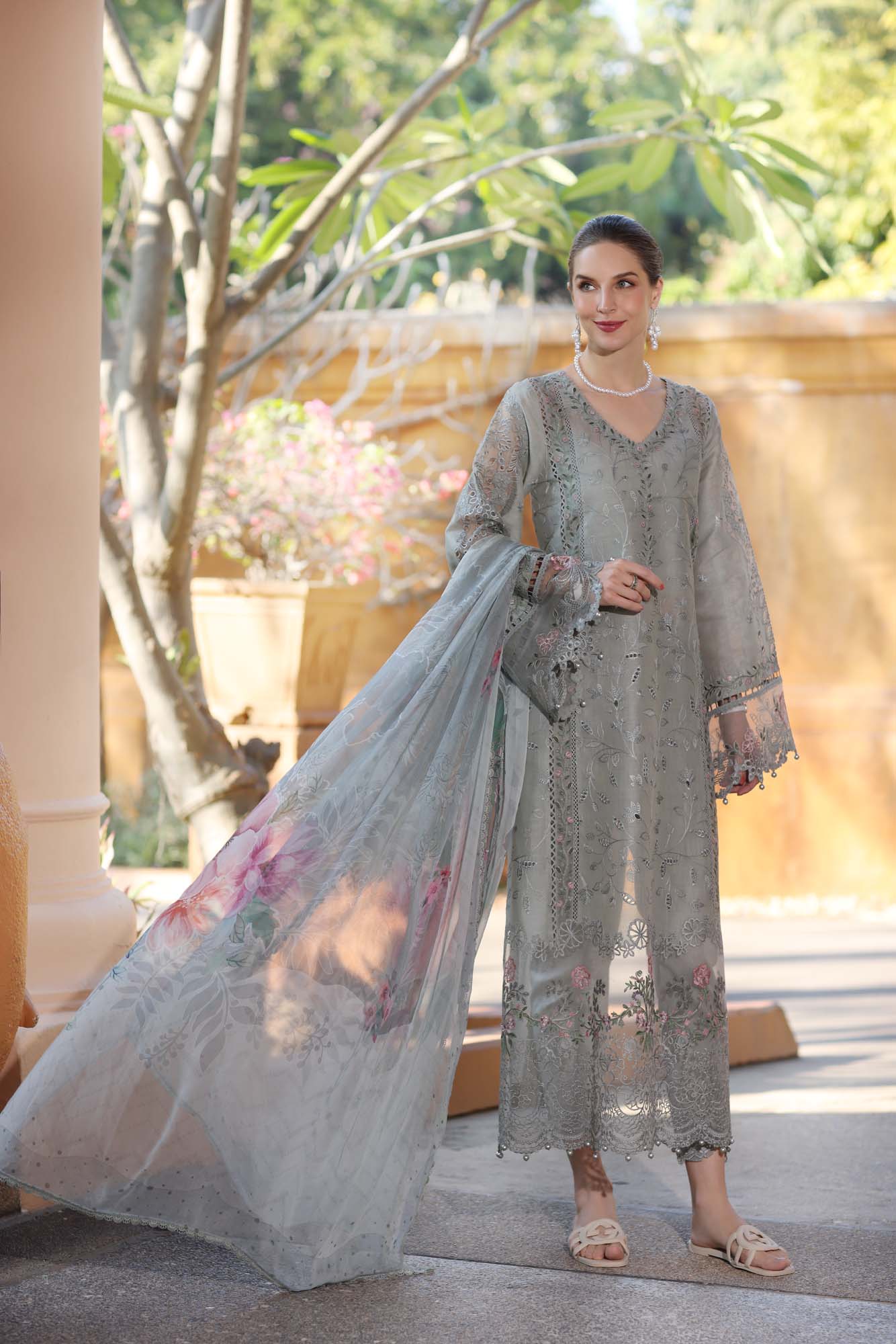 Noor by Saadia Asad | Eid Luxury Laserkari 25 | D1-A - Official Noor by Saadia Asad stockist in UK - Sakeena London