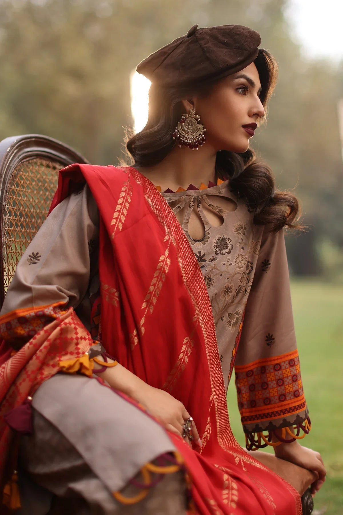 Winter Collection - Charizma - Signature Printed Linen Jacquard - SPW4 - 07