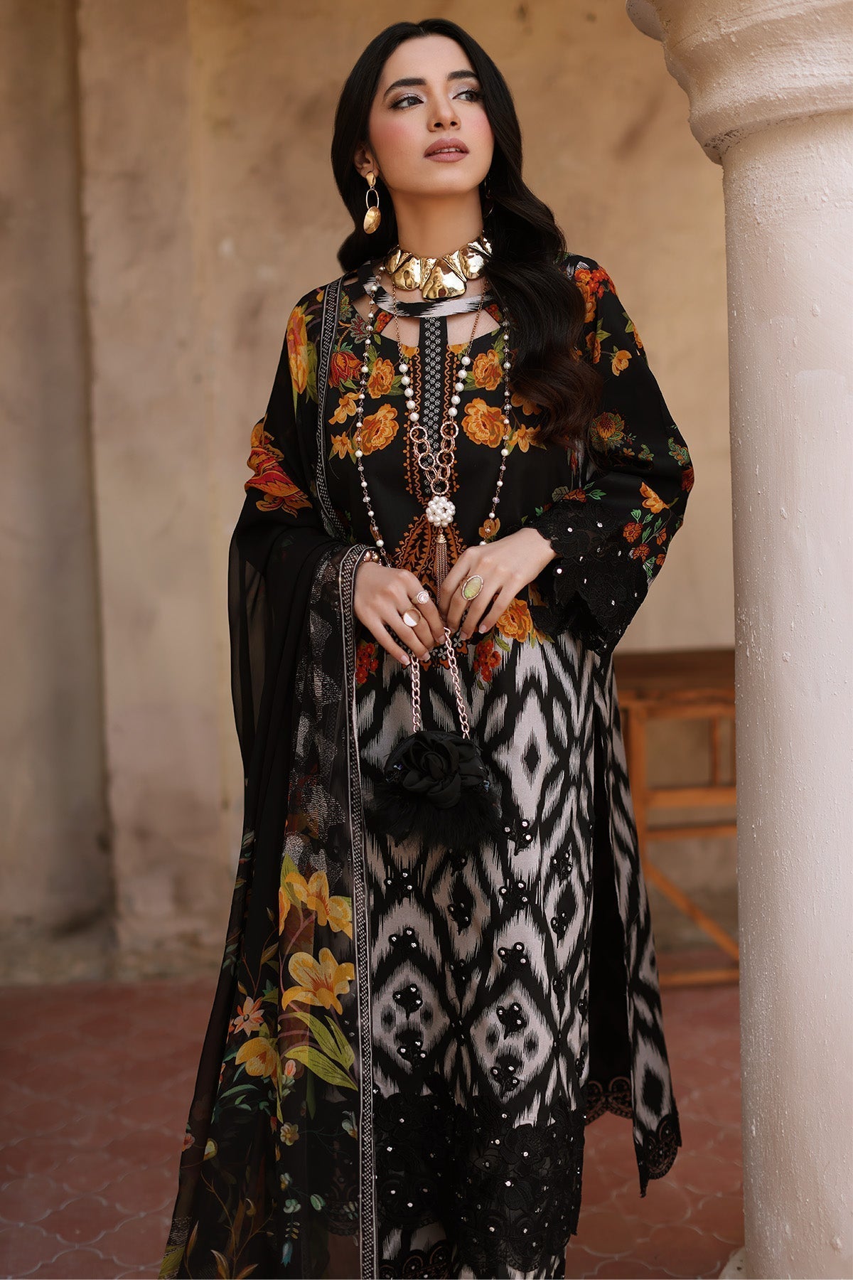 Charizma | Lawn Collection 24 | CCS4-13 - Official Charizma stockist in UK - Sakeena London