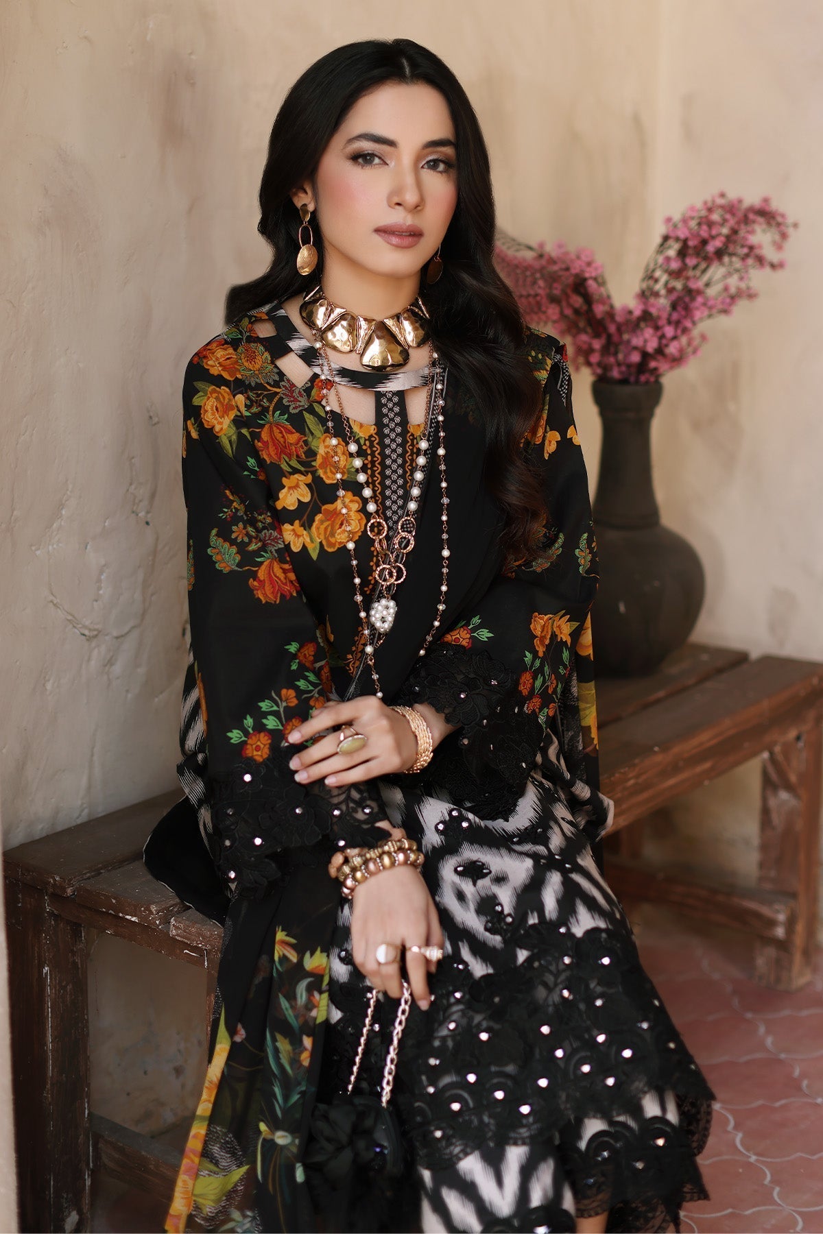 Charizma | Lawn Collection 24 | CCS4-13 - Official Charizma stockist in UK - Sakeena London